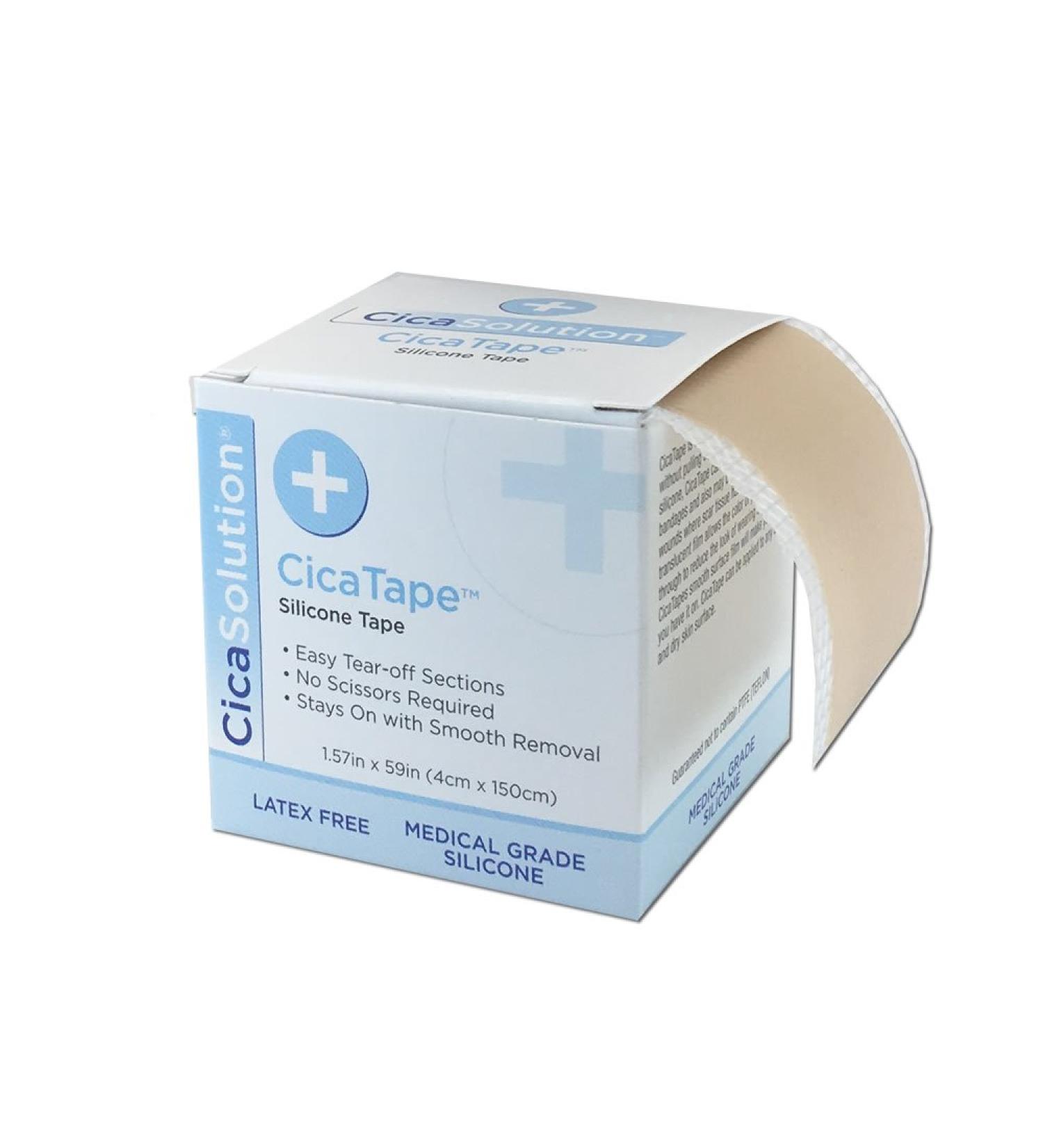 CicaTape Soft Silicone Tape 1.57in x 59in - Hypoallergenic Skin-Friendly Adhesive - Buy Online on GoSupps.com
