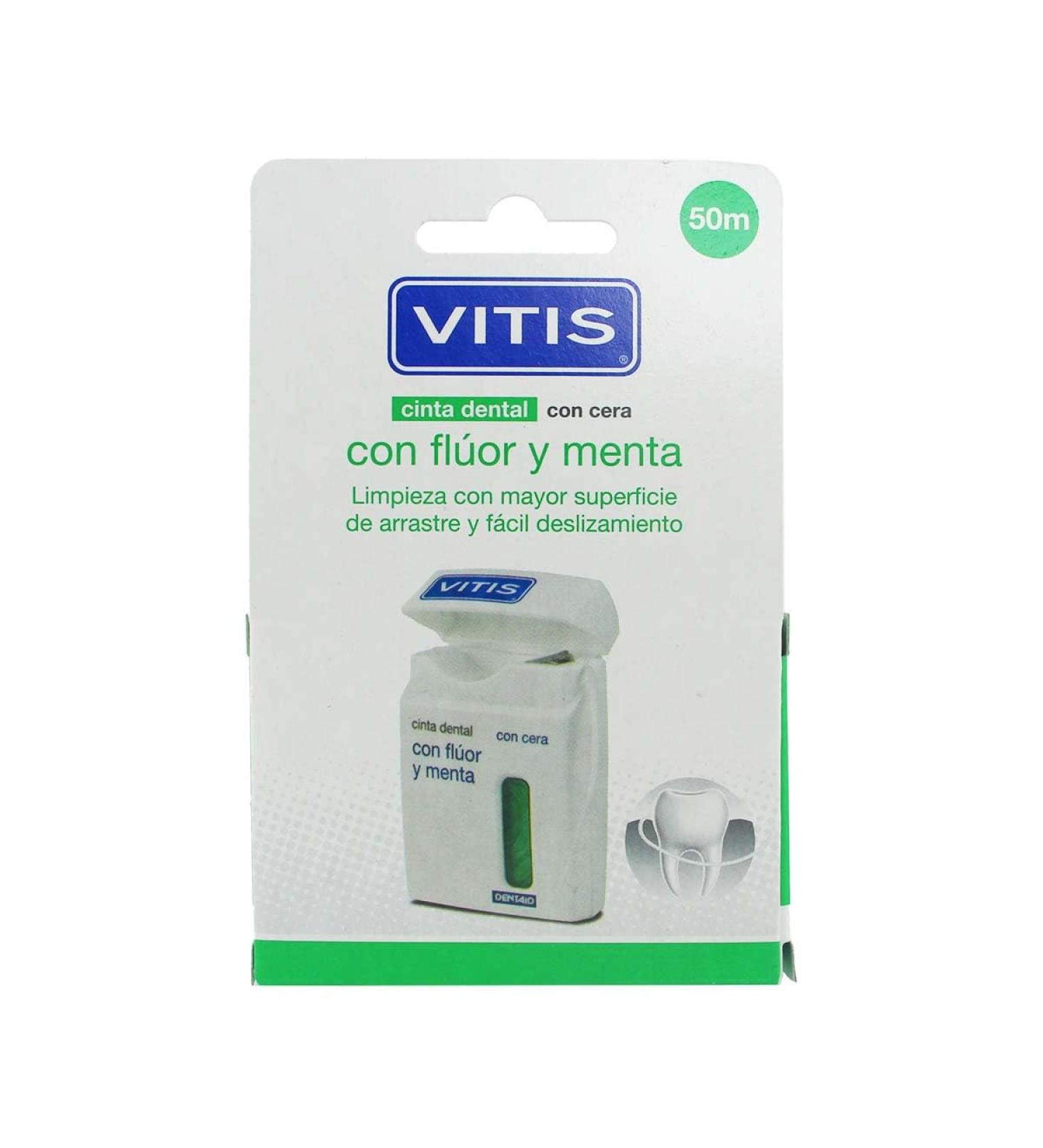 Vitis dental tape waxed with fluoride and mint by Vitis