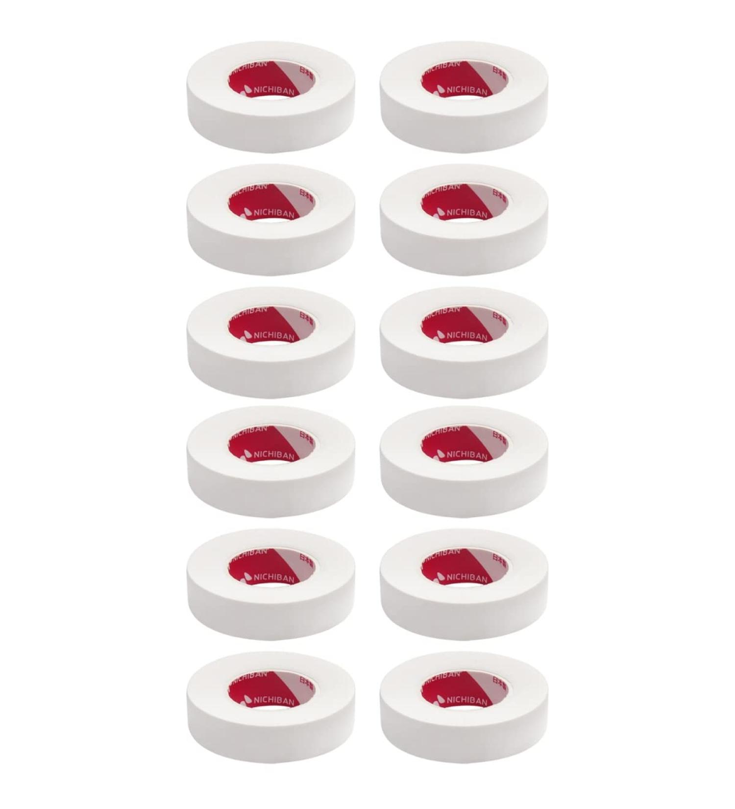 Buy 16 Rolls Eyelash Extension Tapes - Micropore Medical Adhesive Pads for Under Eye Patches - 9m - Perfect for Eyelashes Extensions - International Shipping Available - Buy Online on GoSupps.com