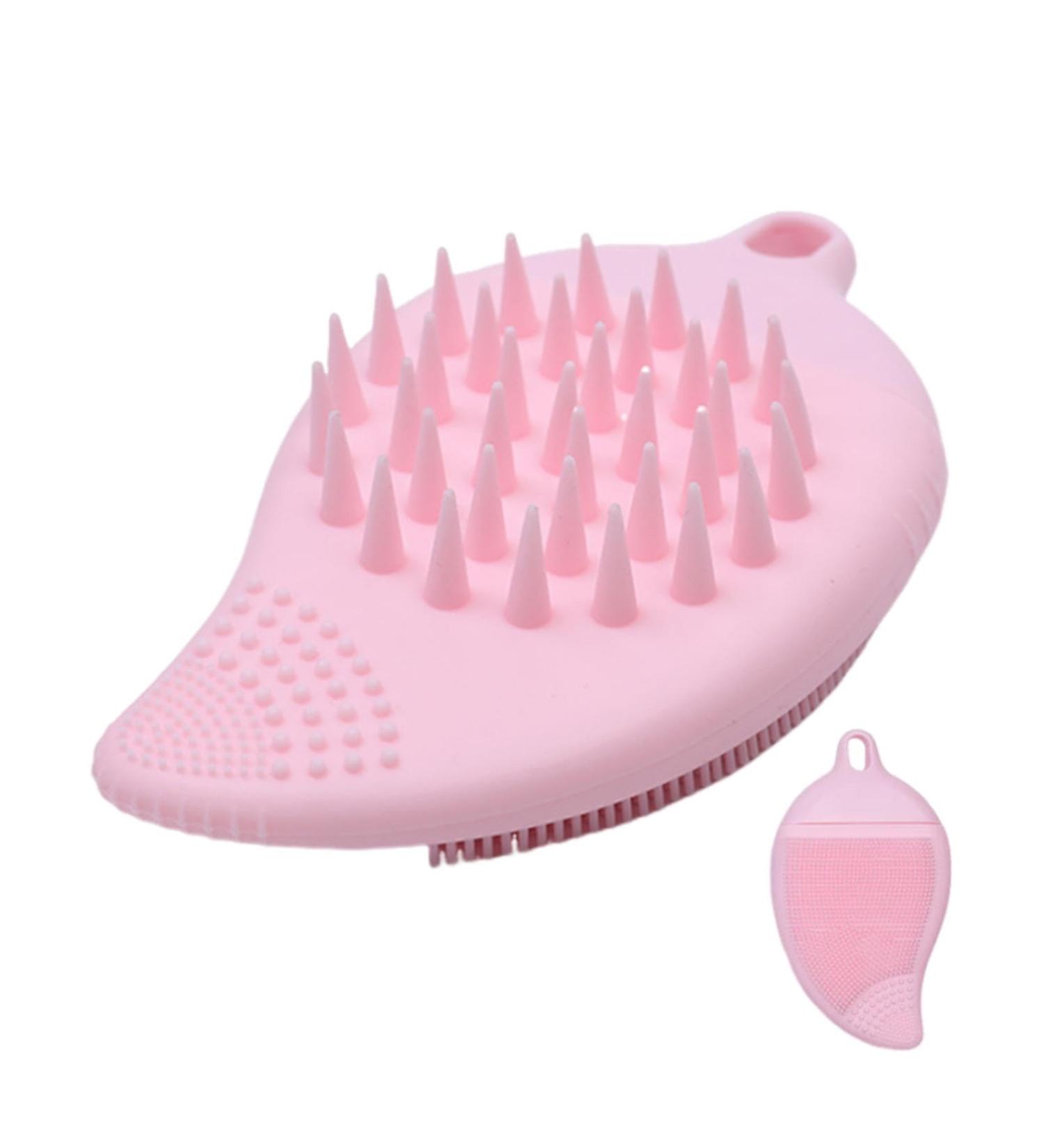 silicone face scrubber face wash scrubber face scrubber silicone face scrubber double sided silicone scrubbing brush multi use skin care brushes manual hair scrubber for women Solid Powder - Buy Online on GoSupps.com