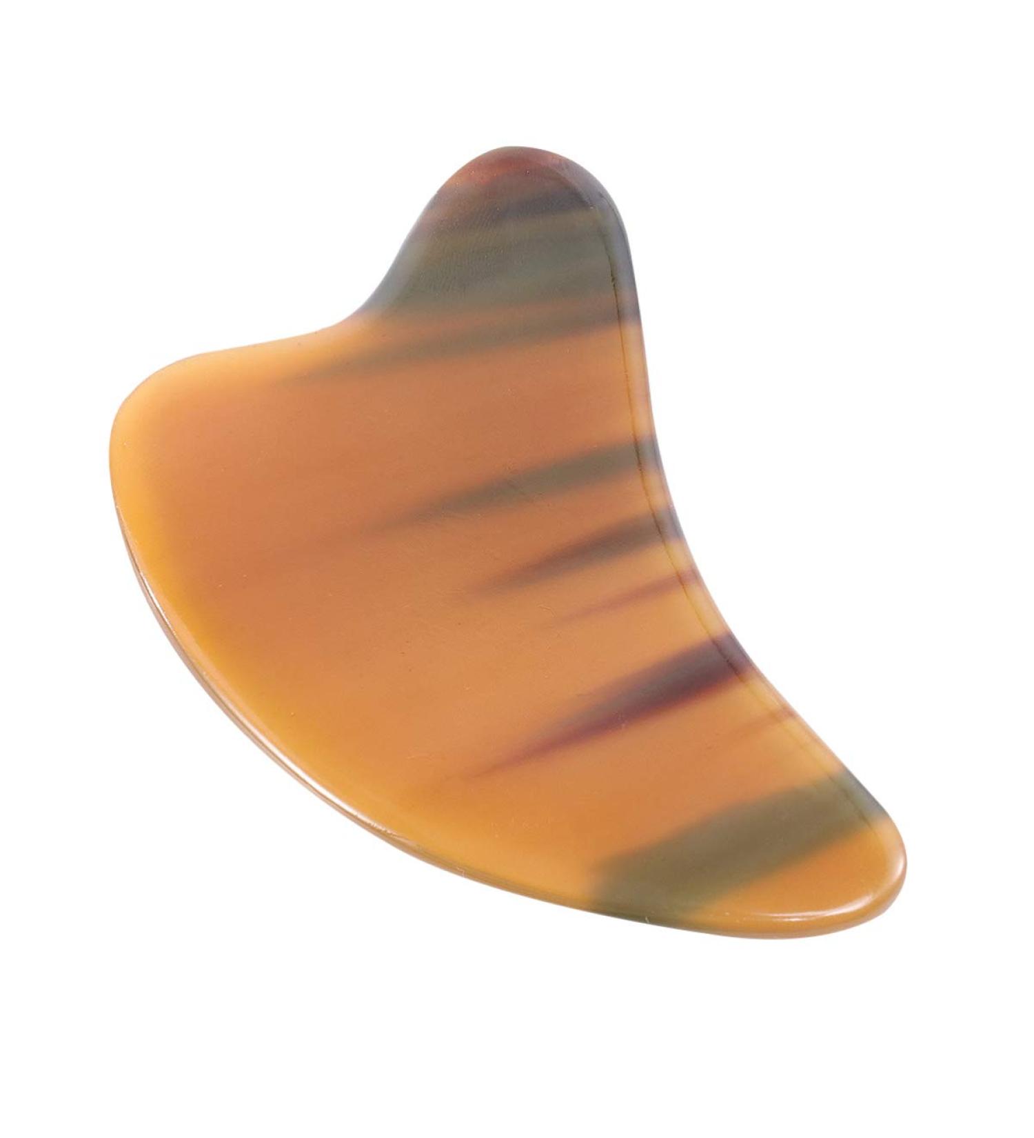 Handmade Buffalo Horn Gua Sha Board - 1Pc Scraping Massage Tool for Muscle Pain Relief - Buy Online on GoSupps.com
