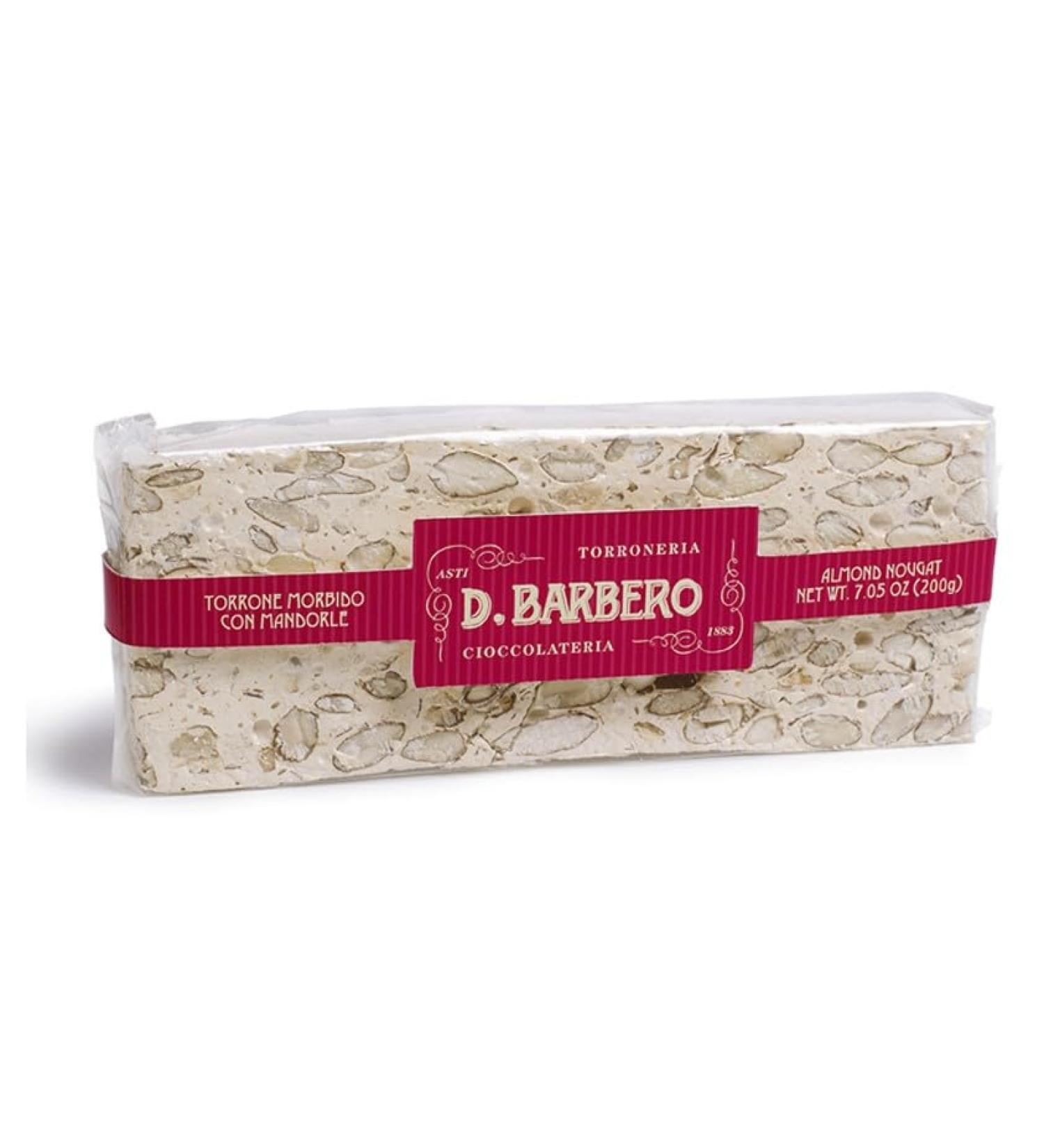 D. Barbero soft artisanal almond nougat 200g