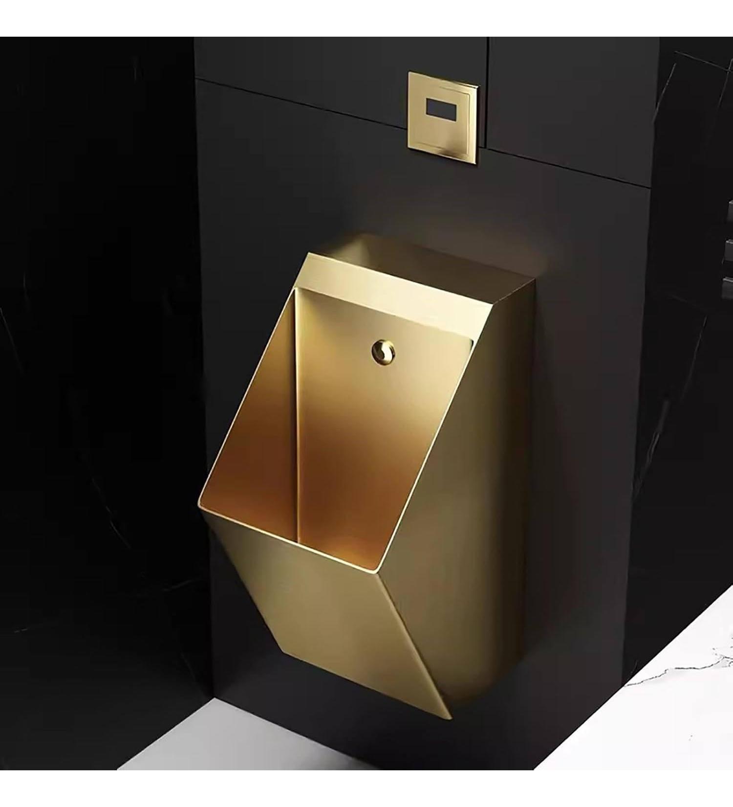 Urinarios de Acero inoxidable Inodoro de ba o Familiar de Acero inoxidable 304 dise o de inducci n inteligente inodoro urinario con Sensor autom tico urinario de descarga para Hombres mon Gold - Buy Online on GoSupps.com