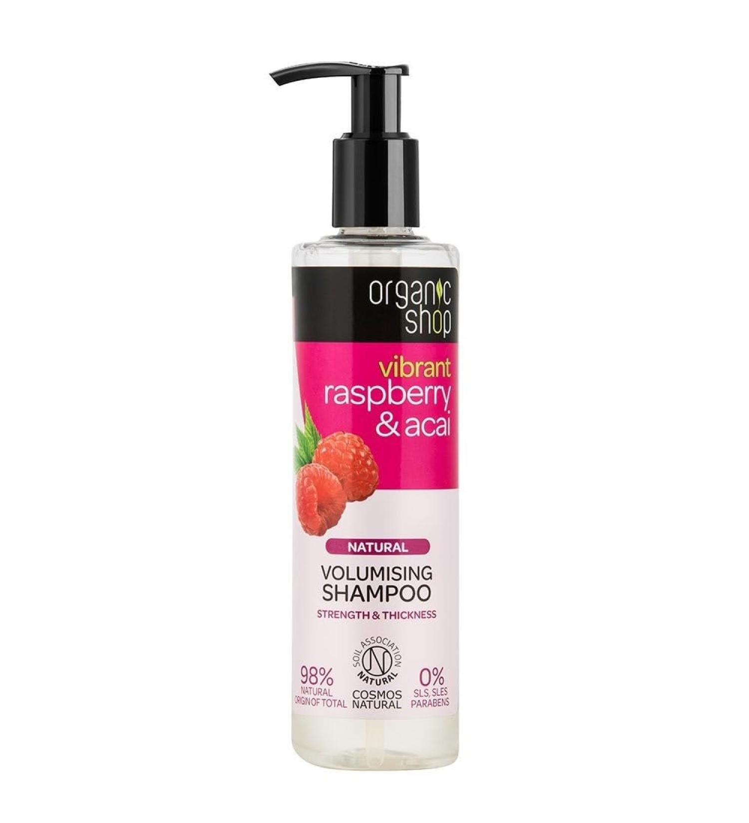 Raspberry & Acai Volumising Shampoo | Boost Volume & Shine | International Shipping - Buy Online on GoSupps.com