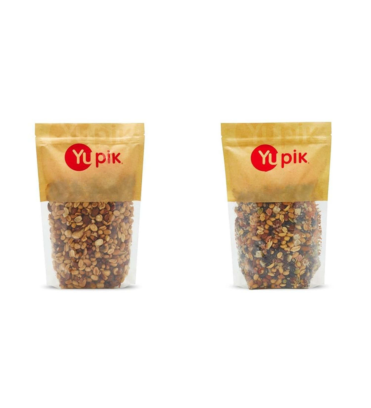 Yupik Salted Mix Nuts Peanuts Almonds Brazil Nuts & Cashews 1Kg & Trail Mix with Almonds Pineapple Papaya Raisins Sunflower Seeds 1Kg Salted+ Raisins 1 kg (Pack of 1) - Buy Online on GoSupps.com