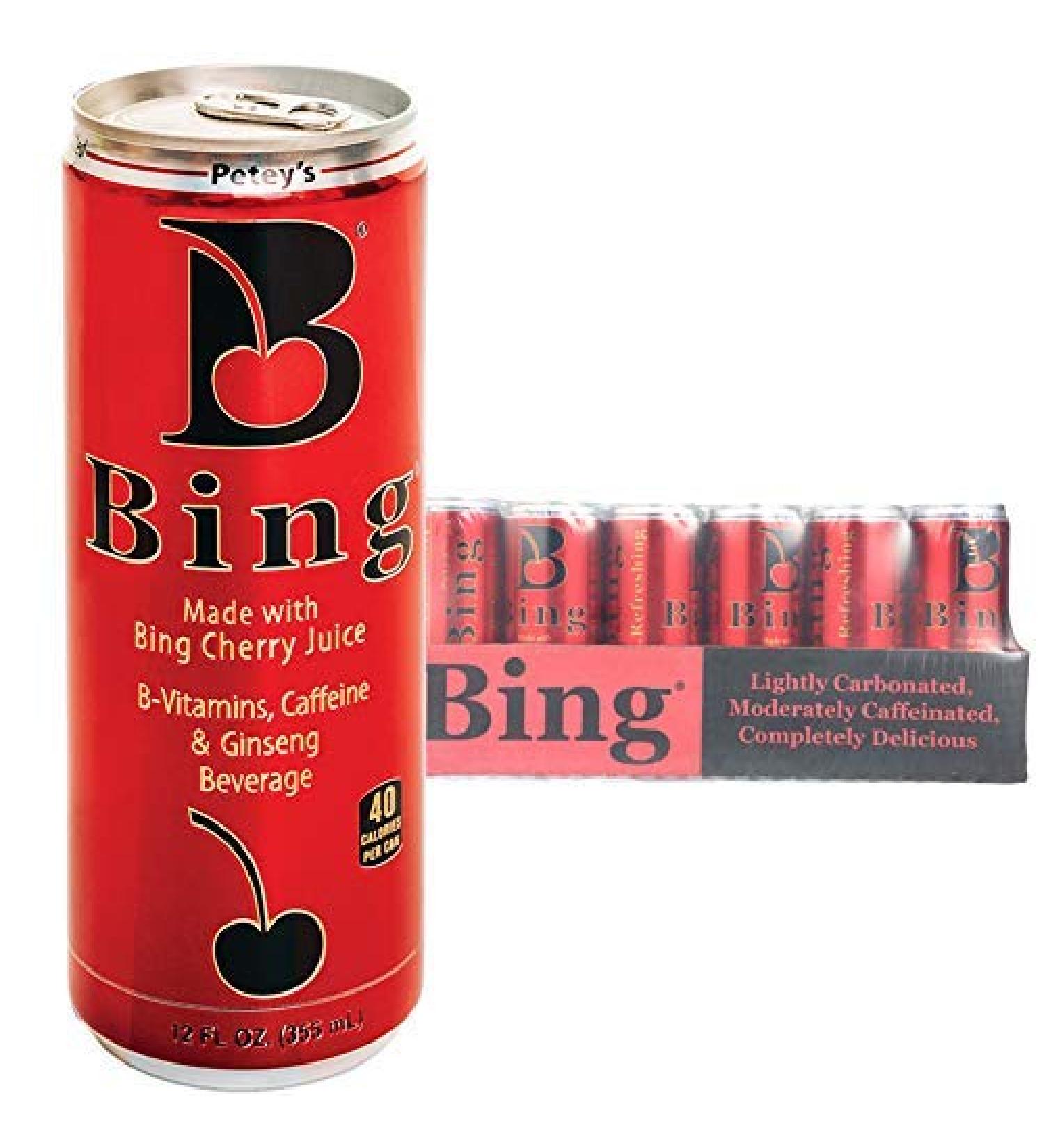 Bing Cherry Beverage - 12 Fl Oz (Pack of 24) | Bing Beverage Company - Buy Online on GoSupps.com