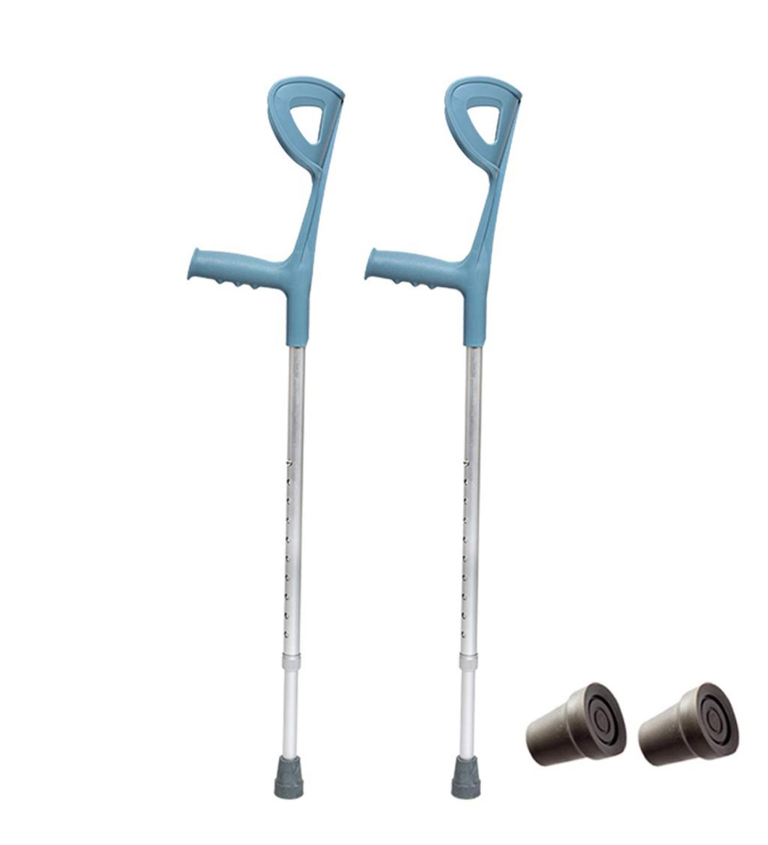 Portable Medical Adult Elbow Forearm Crutches Height Adjustable Arm Cuff Crutch Walker Lightweight Aluminum Alloy Fashionable Bathing in Sunlight - Buy Online on GoSupps.com