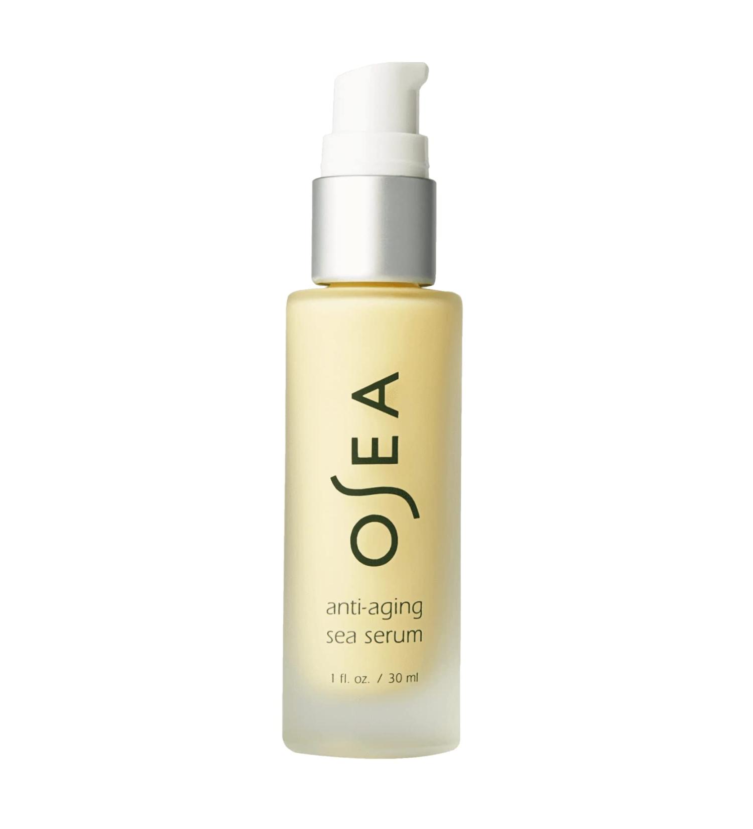 OSEA Anti-Aging Sea Serum 1 oz | Brightening Natural Peptides | Clean Non-Toxic Seaweed Skincare | Vegan & Cruelty Free - Buy Online on GoSupps.com