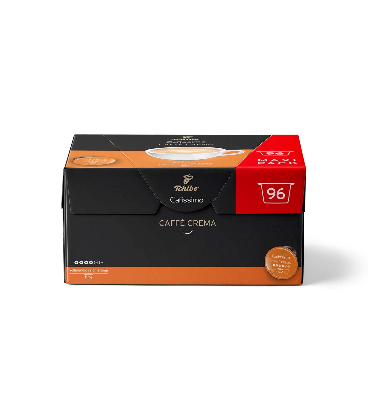  Tchibo Tchibo Cafissimo Caff Crema Rich Aroma Capsules 96 pieces Arabica Average smoking level Low Caffeine - Buy Online on GoSupps.com