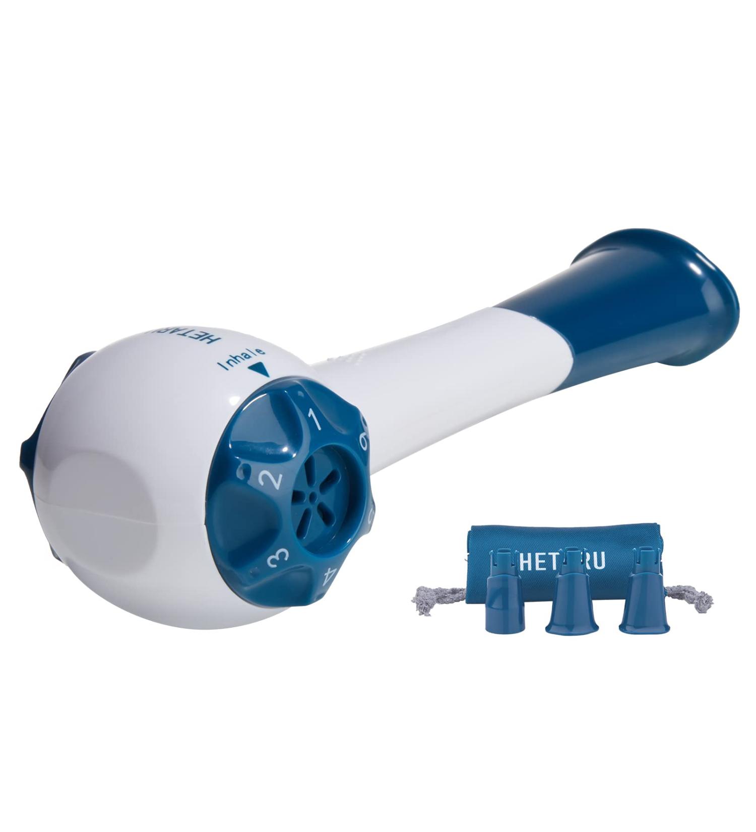 HETARU Breathing Exercise Device Breather - Improve Lung Capacity and Respiratory Health - Buy Online on GoSupps.com
