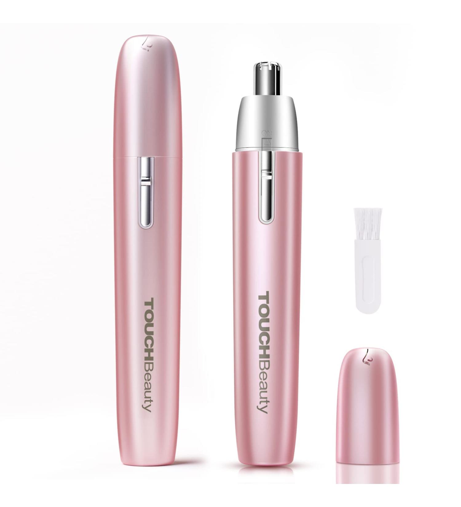 TOUCHBeauty Ear and Nose Hair Trimmer for Women Nose Hair Clipper Women Painless Nose Trimmer Ladies Facial Hair Trimmer Pink - Buy Online on GoSupps.com