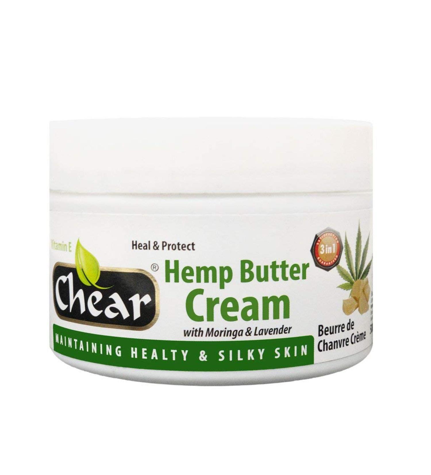 Chear Hemp Butter Cream with Moringa and Lavender Solid Formula for Healthy and Silky Skin 500 ml