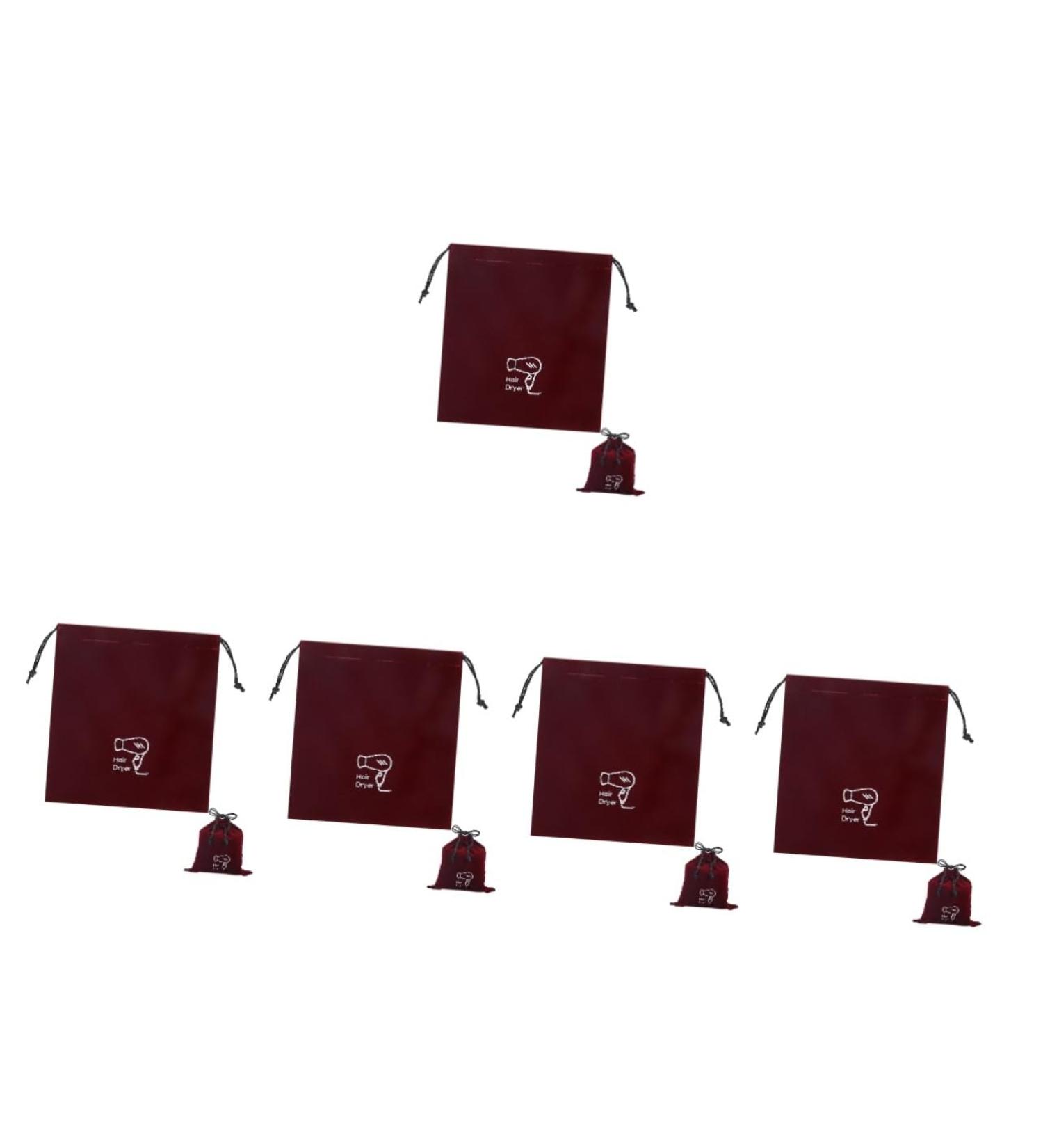 TOVINANNA 5pcs Drawstring Pockets Wrapping Bags Drawstring Bag Packaging Bags Drawstring Storage Bag Hair Dryer Bag Travel Hair Dryer Bag Pouch Hair Dryer Storage Hair Dryer Organizer 30.00X26.50X0.10CMx5pcs As Shownx5pcs - Buy Online on GoSupps.com