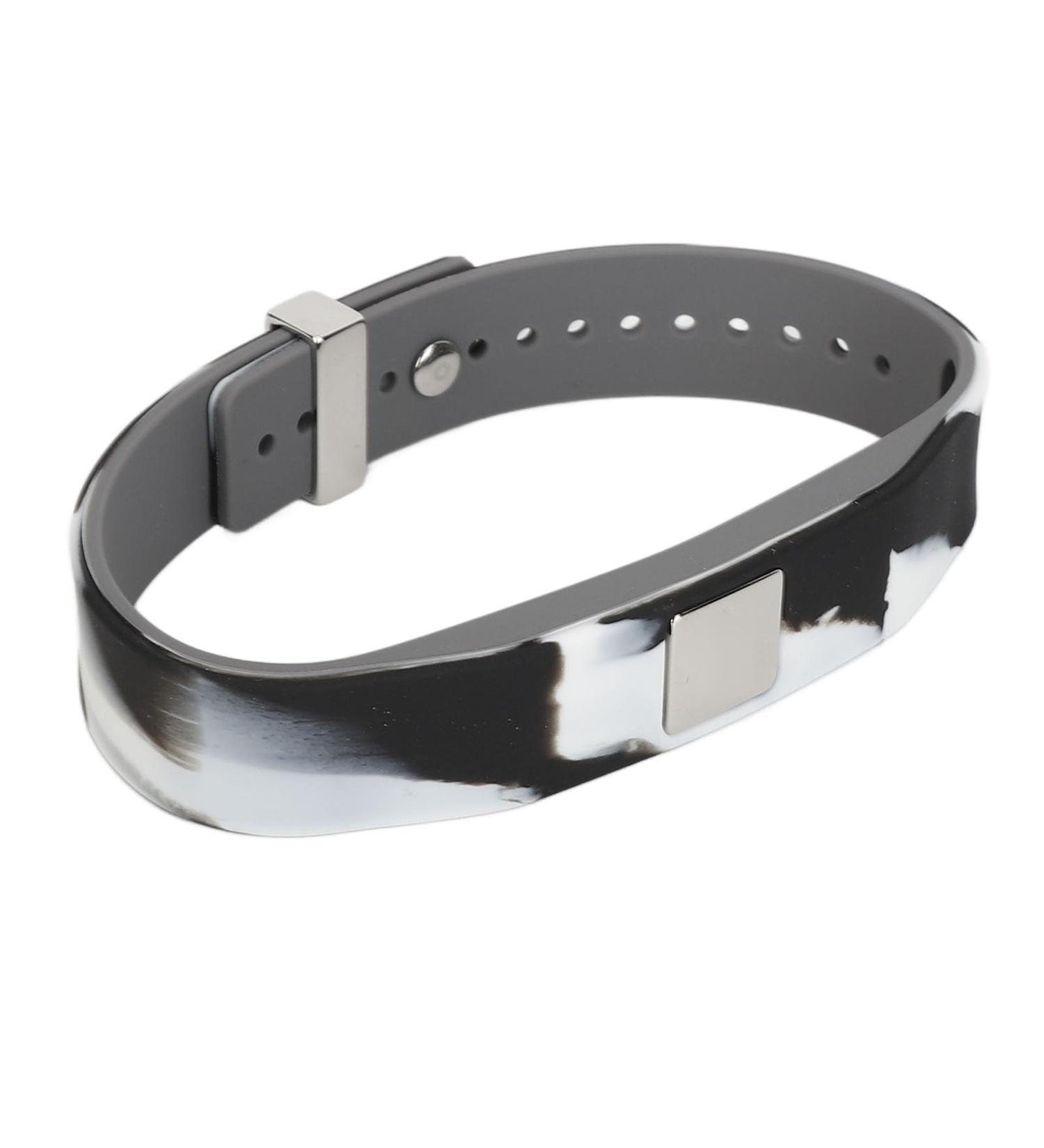 Buy Antistatic Wrist Straps & Sports Arm Tape - Waterproof Adjustable Silicone Negative-Ion Energy Bracelet in Black & White | International Shipping - Buy Online on GoSupps.com