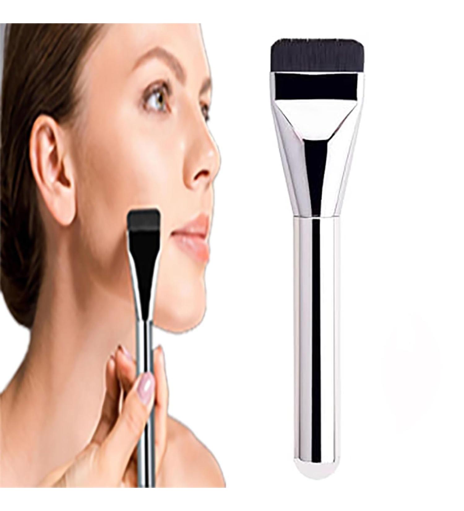 2024 Ultra Thin Foundation Brush Flat Blush Concealer Brush Liquid Powder Brush for Creamy Powdery or Liquid Foundation (Size : 2pcs) - Buy Online on GoSupps.com