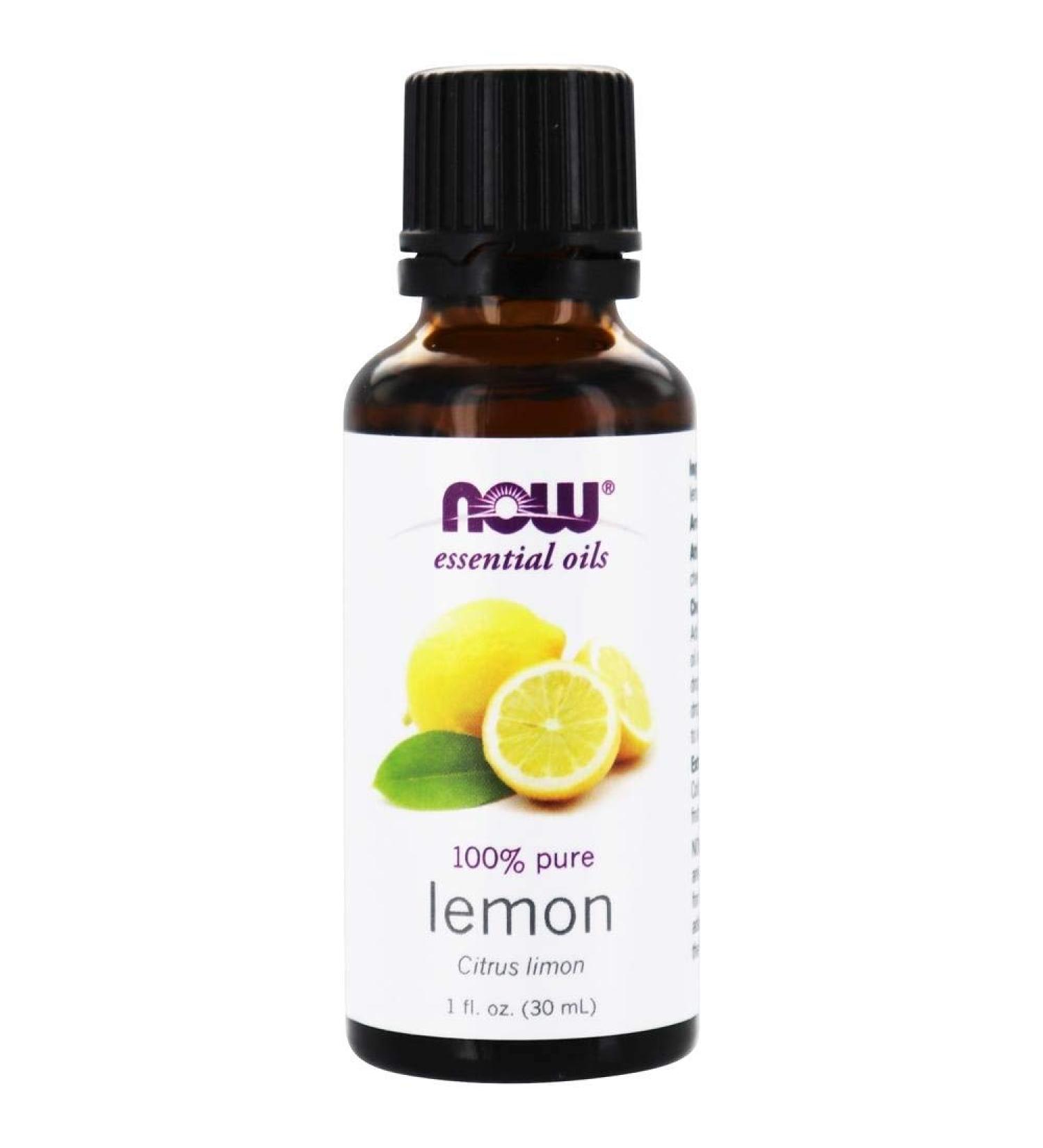 NOW 100% Pure Lemon Essential Oil style 3 - Buy Online on GoSupps.com
