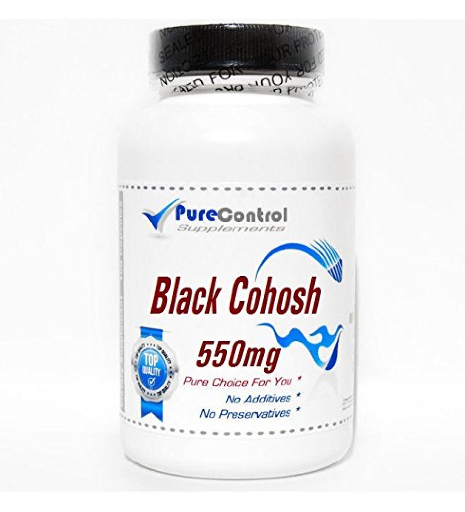 Black Cohosh 550mg // 200 Capsules // Pure // by PureControl Supplements