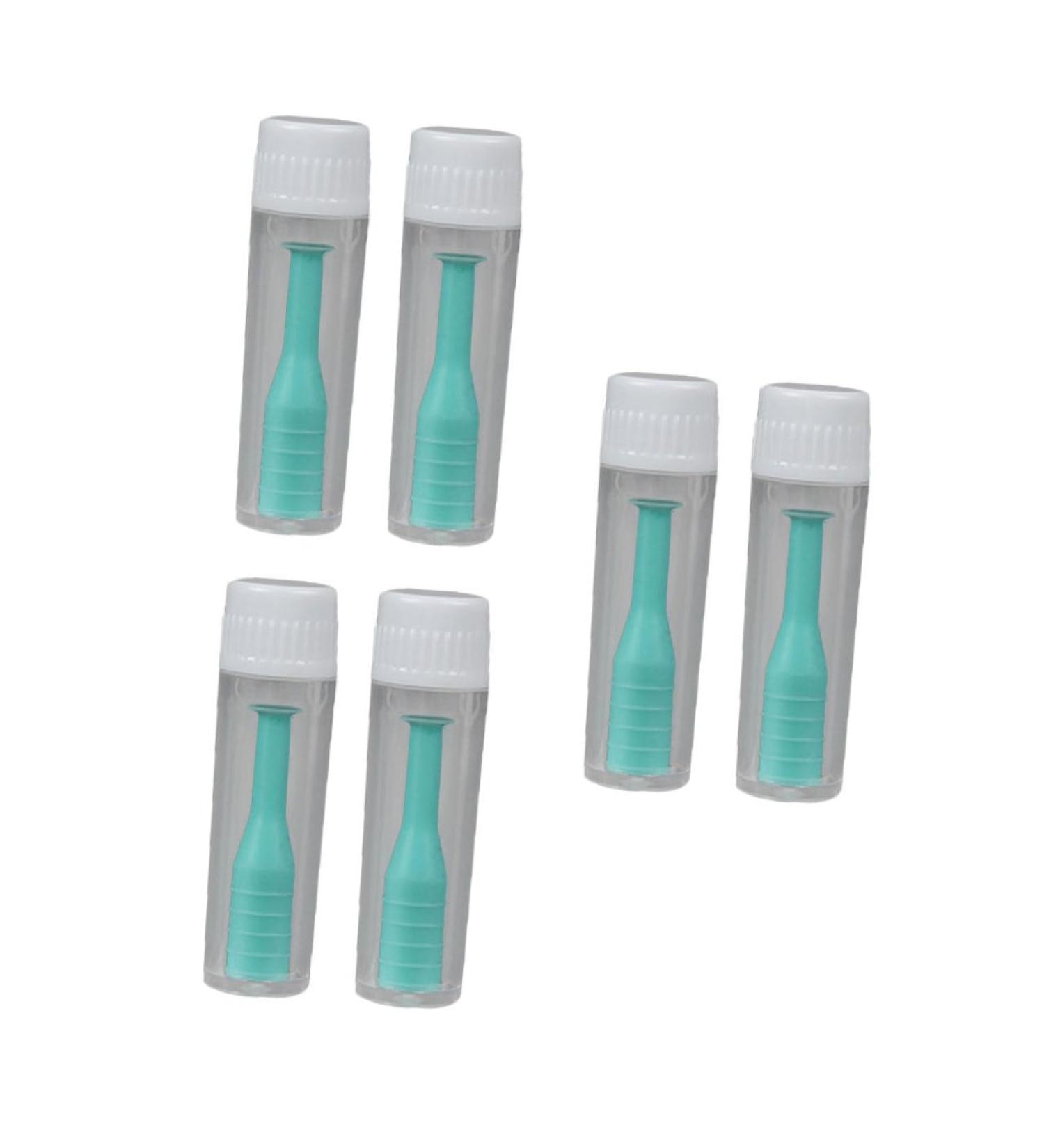 Solustre 6pcs Contact Lens Suction Rod - Soft Contacts Remover Tool RGP Plunger ABS Material Green - Perfect for Easy Insertion & Removal - Buy Online on GoSupps.com