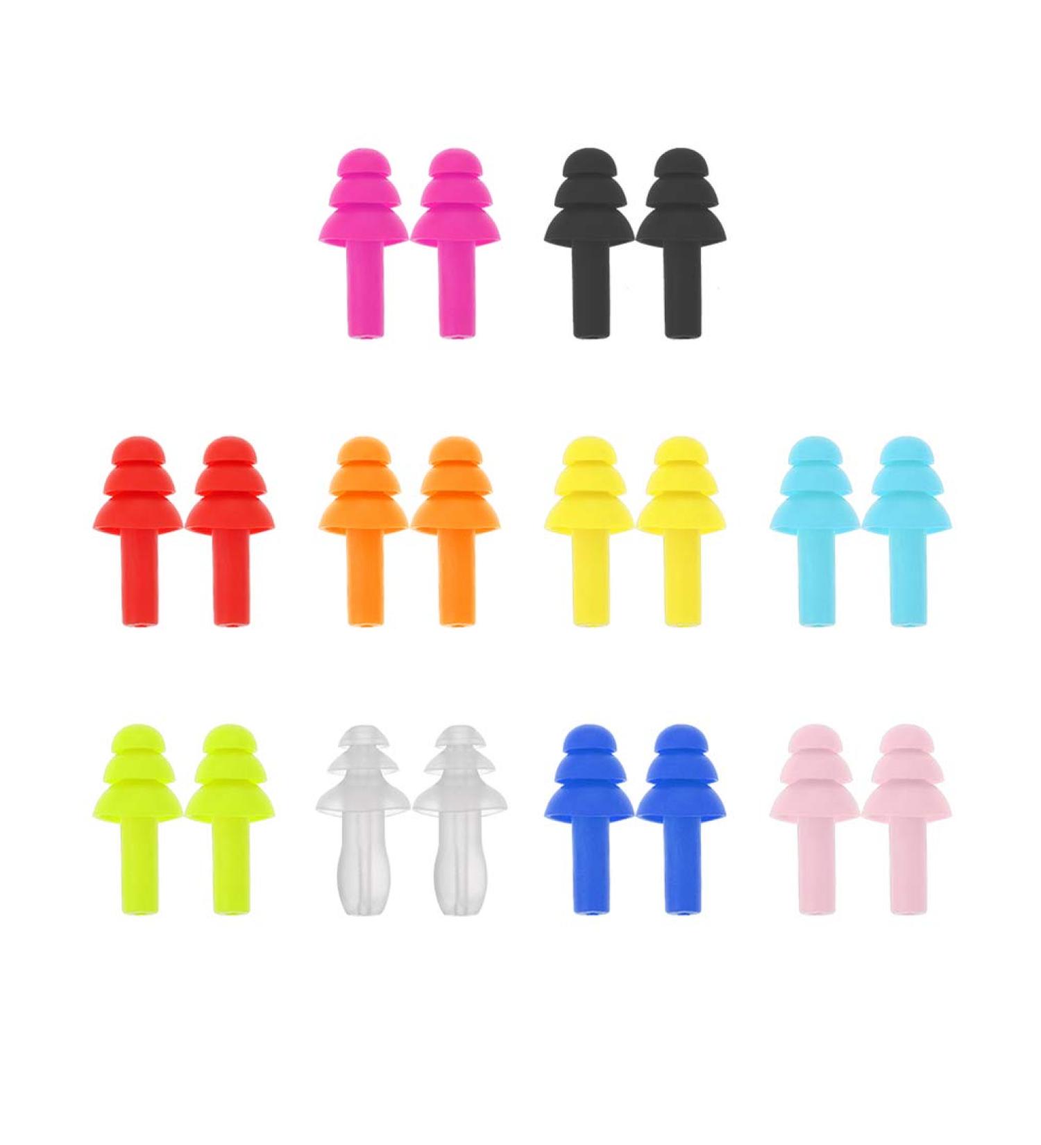 Umorismo 30 Pair Hearing Protection Earplugs Set - Silicone Earplugs for Sleep Swimming & Noise Reduction | International Shipping Available - Buy Online on GoSupps.com