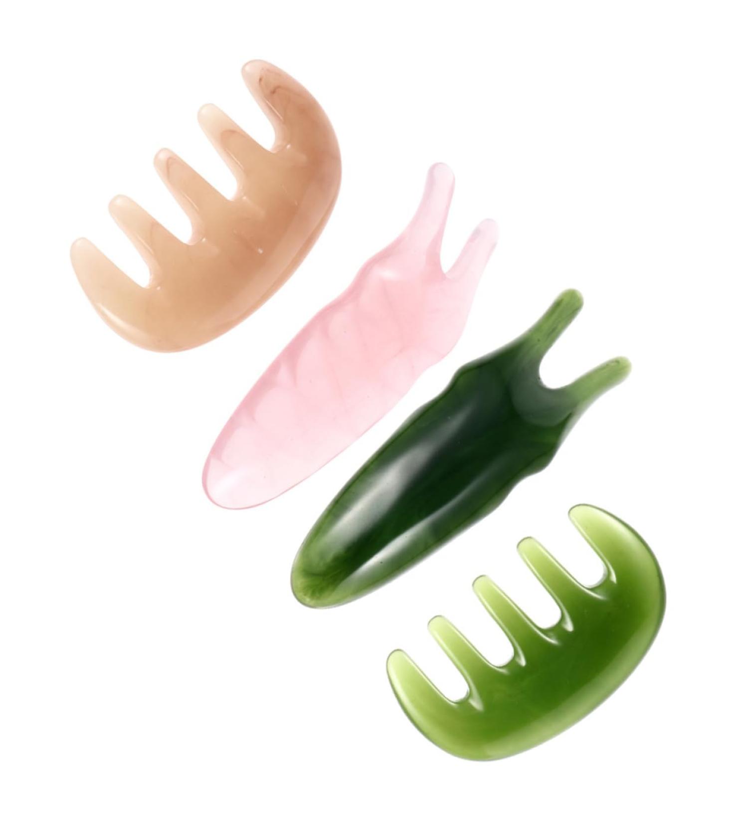 Frcolor Massage Scratch Tablets Set | Beeswax Gua Sha Board & Eye Massage Device | Health & Wellness Hand & Eye Massage Tools for Salon - Buy Online on GoSupps.com