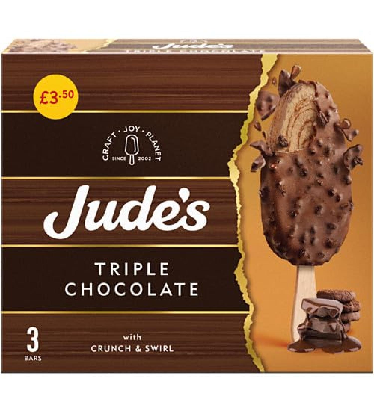 My Africa Store Jude's Triple Chocolate Bars 3 x 80ml (240ml) 3pk 8