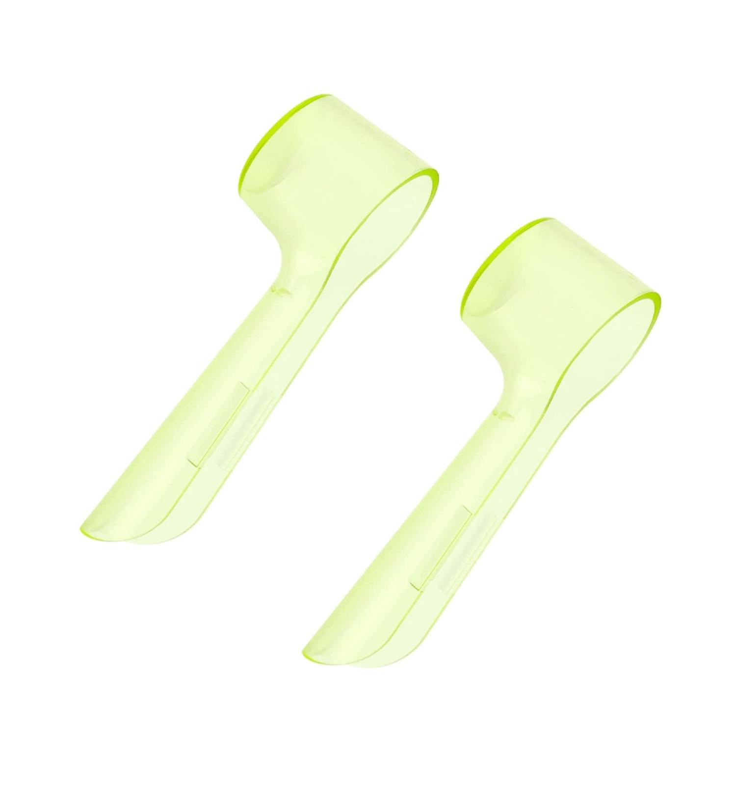 MELTU 2 Pcs Yellow Toothbrush Head Covers | Electric Toothbrush Caps - Buy Online on GoSupps.com