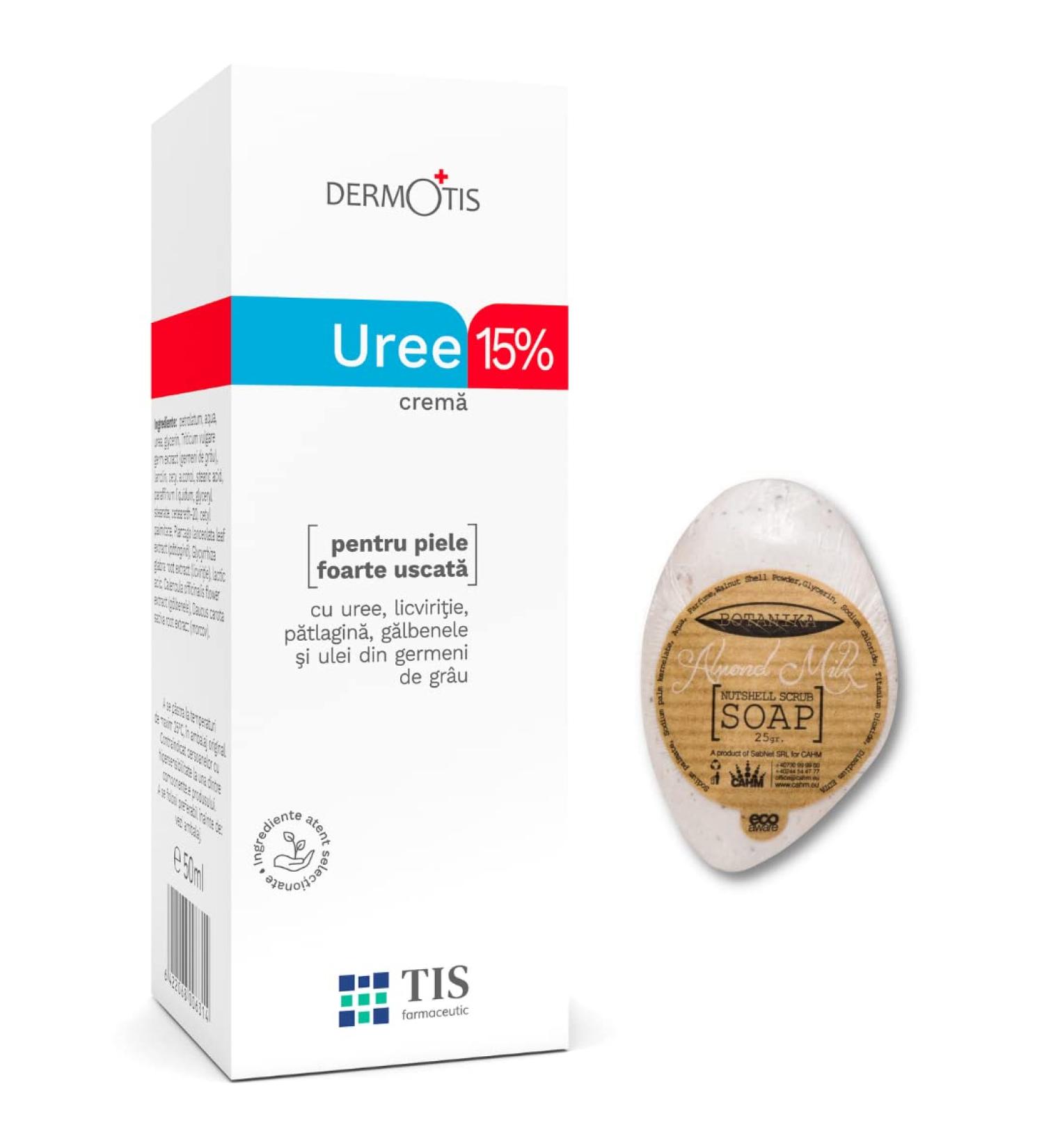 TIS 15% Urea Cream for Eczema Keratosis & Dry Skin | Healing with Lactic Acid & Wheat Germ Soap | 25g - Buy Online on GoSupps.com