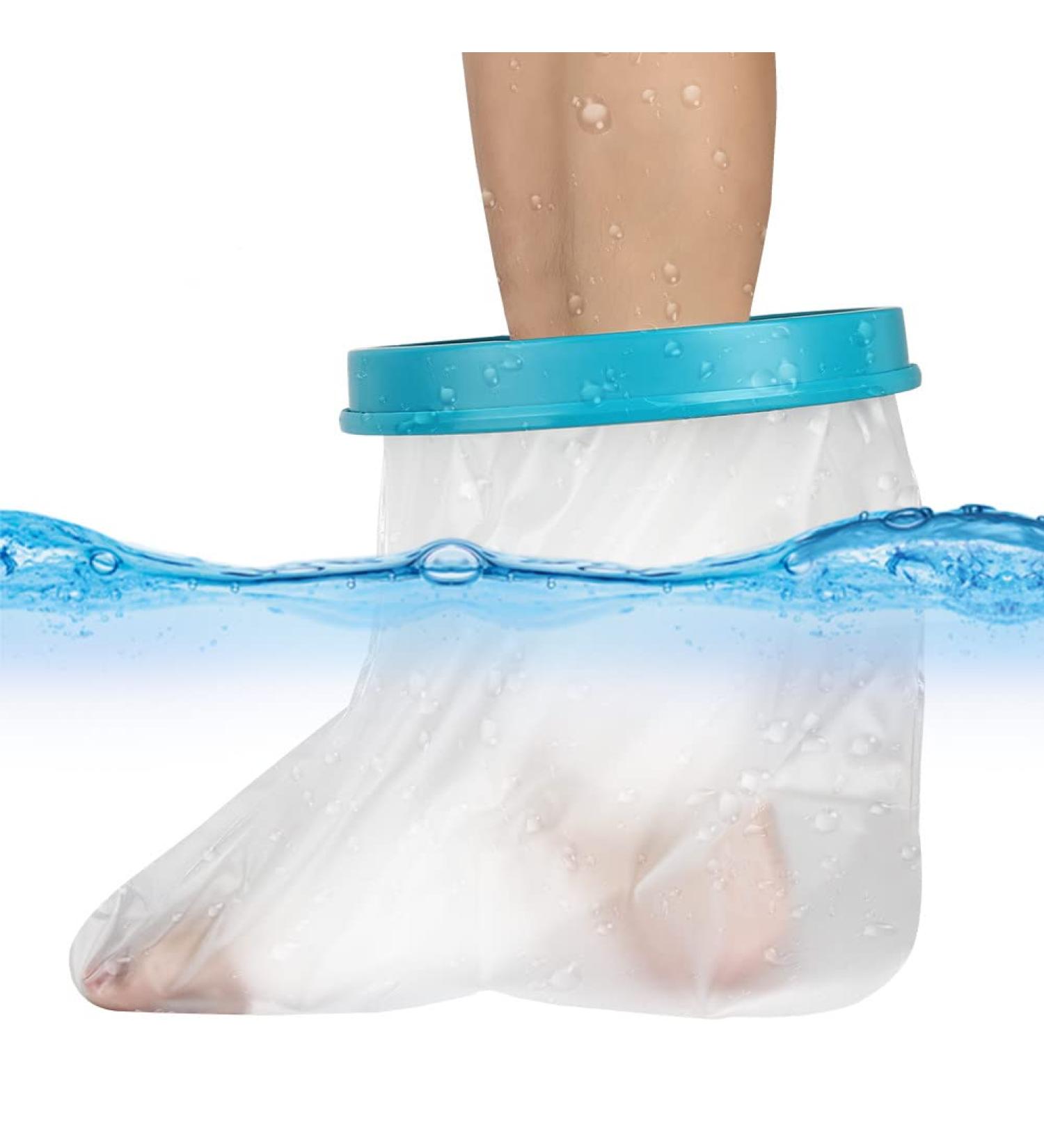 UpGoing Waterproof Foot Cast Cover - Adult Reusable Ankle Wound Protector for Shower & Bath - Watertight Cast Bag for Surgery, Burns - 100% Waterproof 2022 Upgrade - Buy Online on GoSupps.com