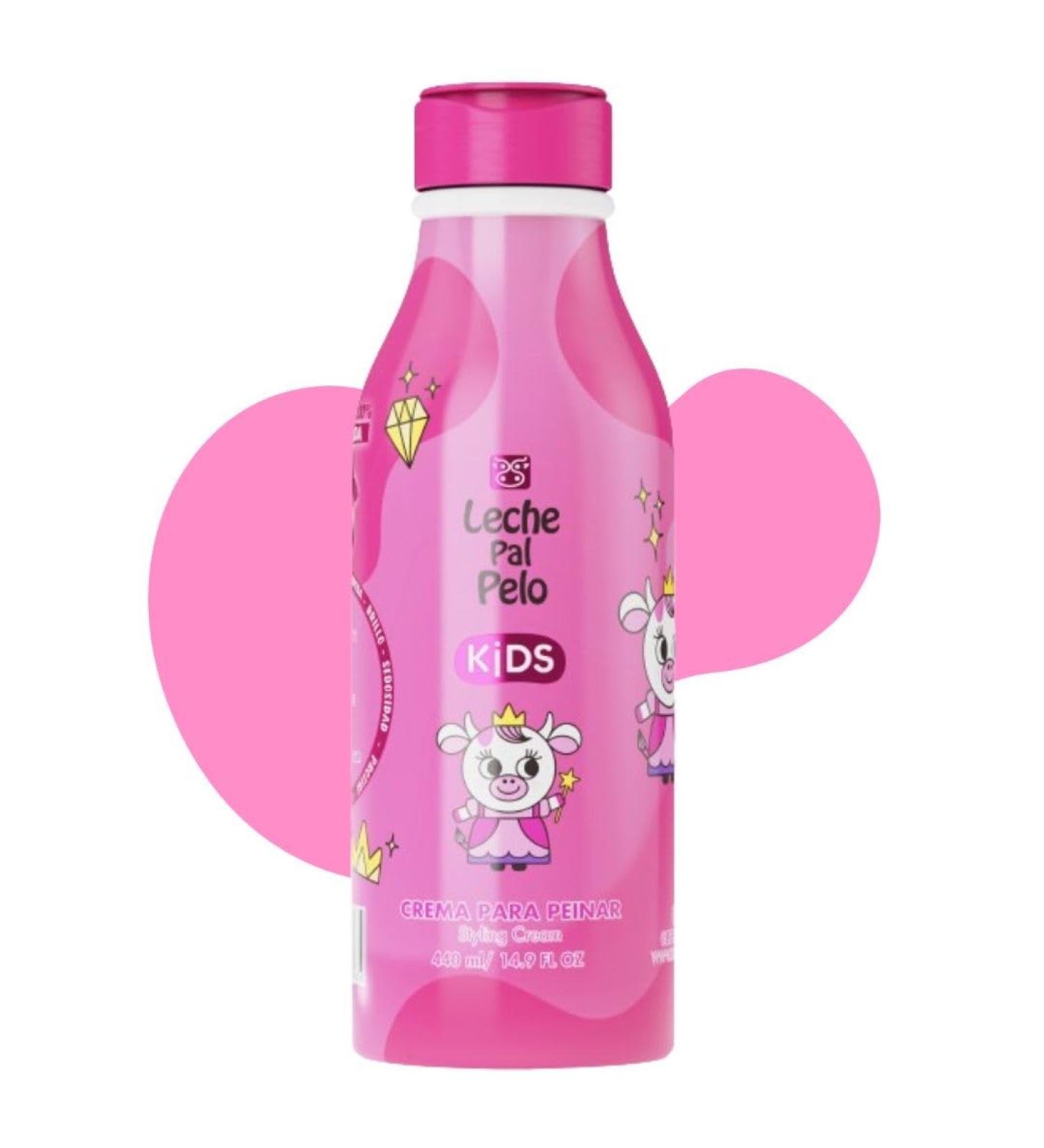Leche Pal Pelo Kids Styling Cream - Detangling Strengthening & Frizz Control - Moisturizing Hair Cream with Abyssinian & Jojoba Oil - 14.9 fl. oz - Buy Online on GoSupps.com
