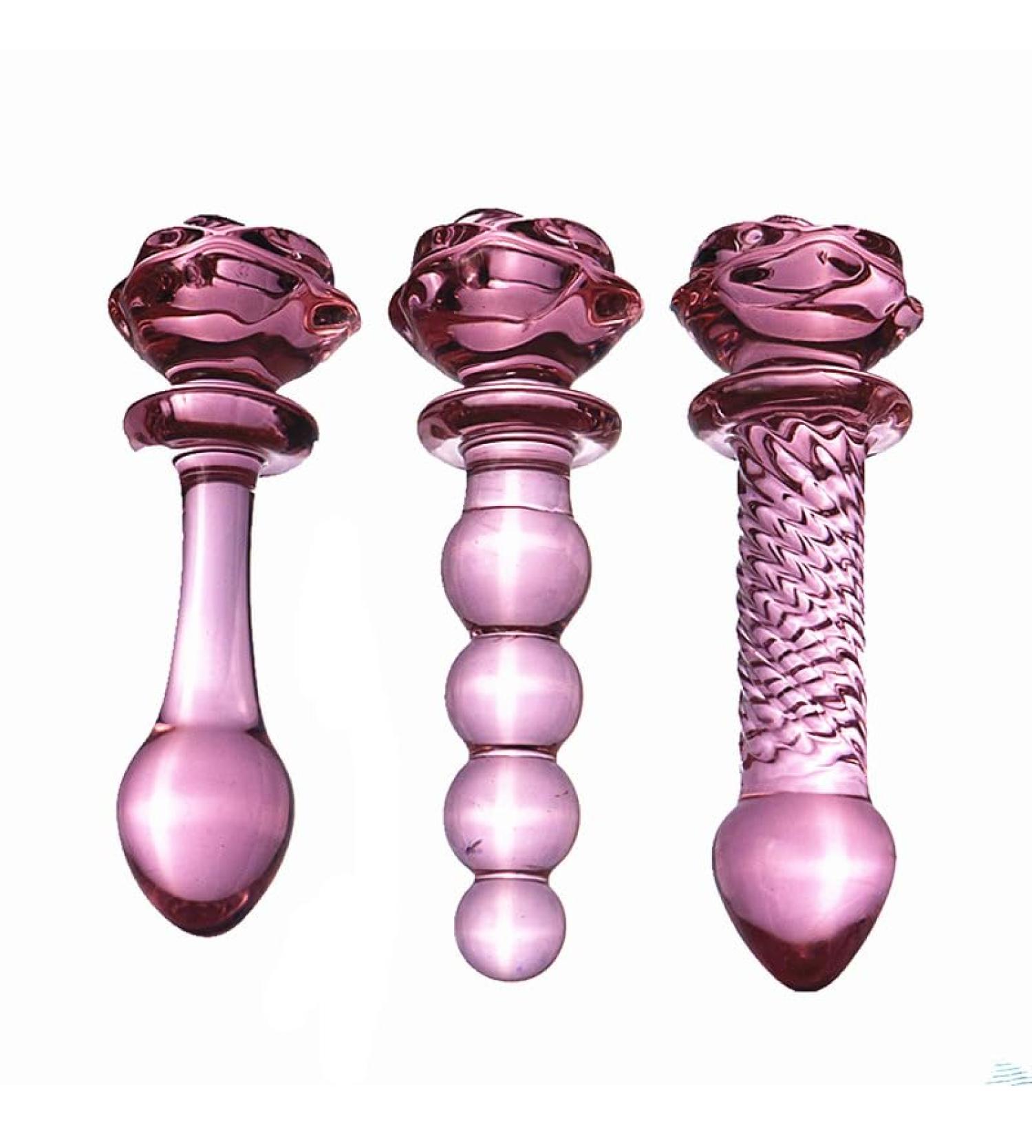 4 Pieces/Set of Pink Glass Portable Tools SKINSOUL - Buy Online on GoSupps.com