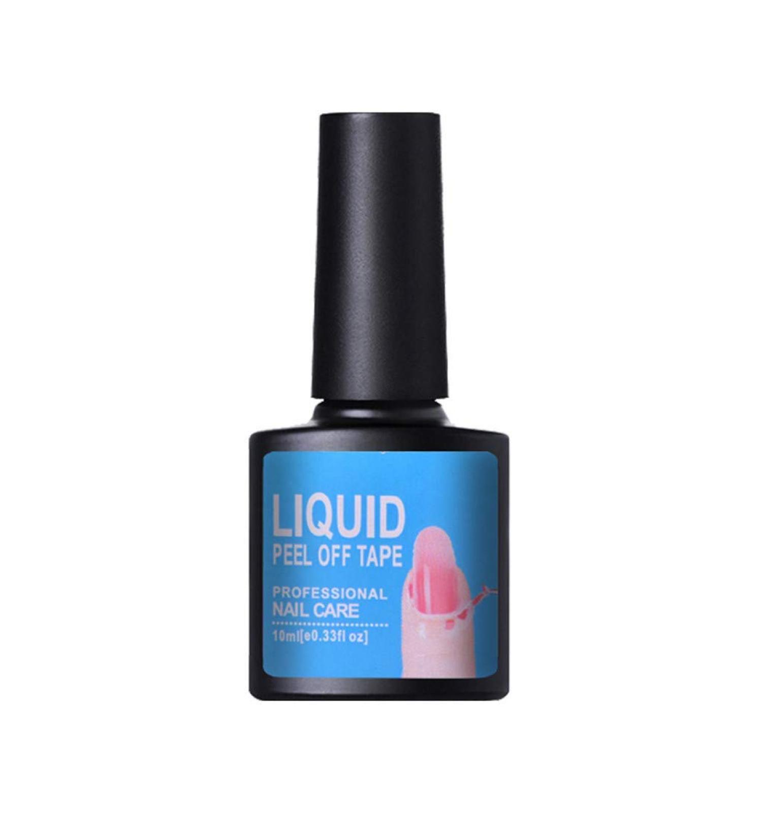 Anti-Overflow Base Coat Liquid Tape for Nail Art - Black Peel Off Gel Polish Tool - Buy Online on GoSupps.com
