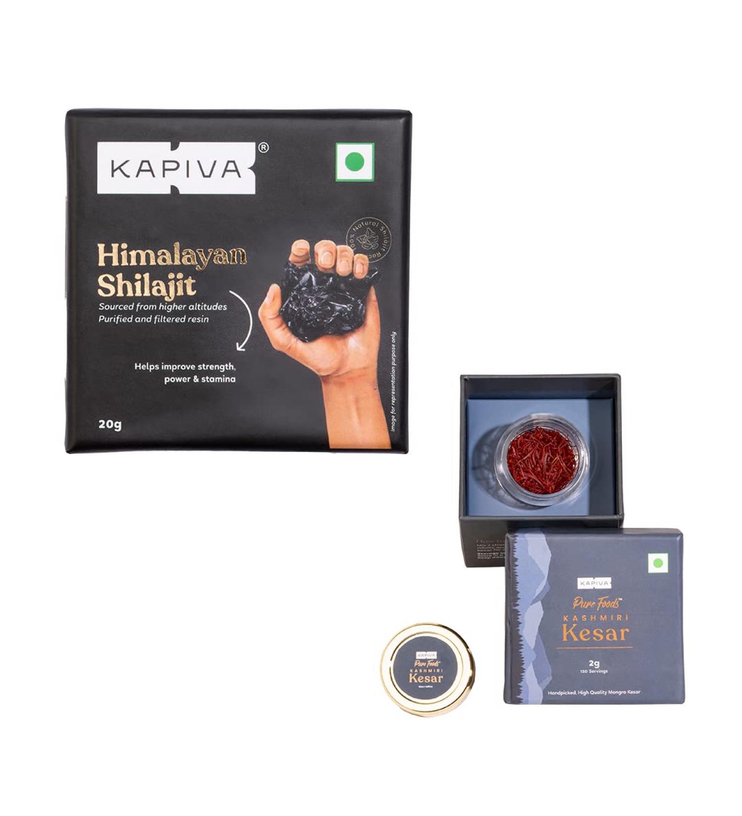 KAPIVA SHILAJIT 20G & KASHMIRI KESAR 1G - Buy Online on GoSupps.com