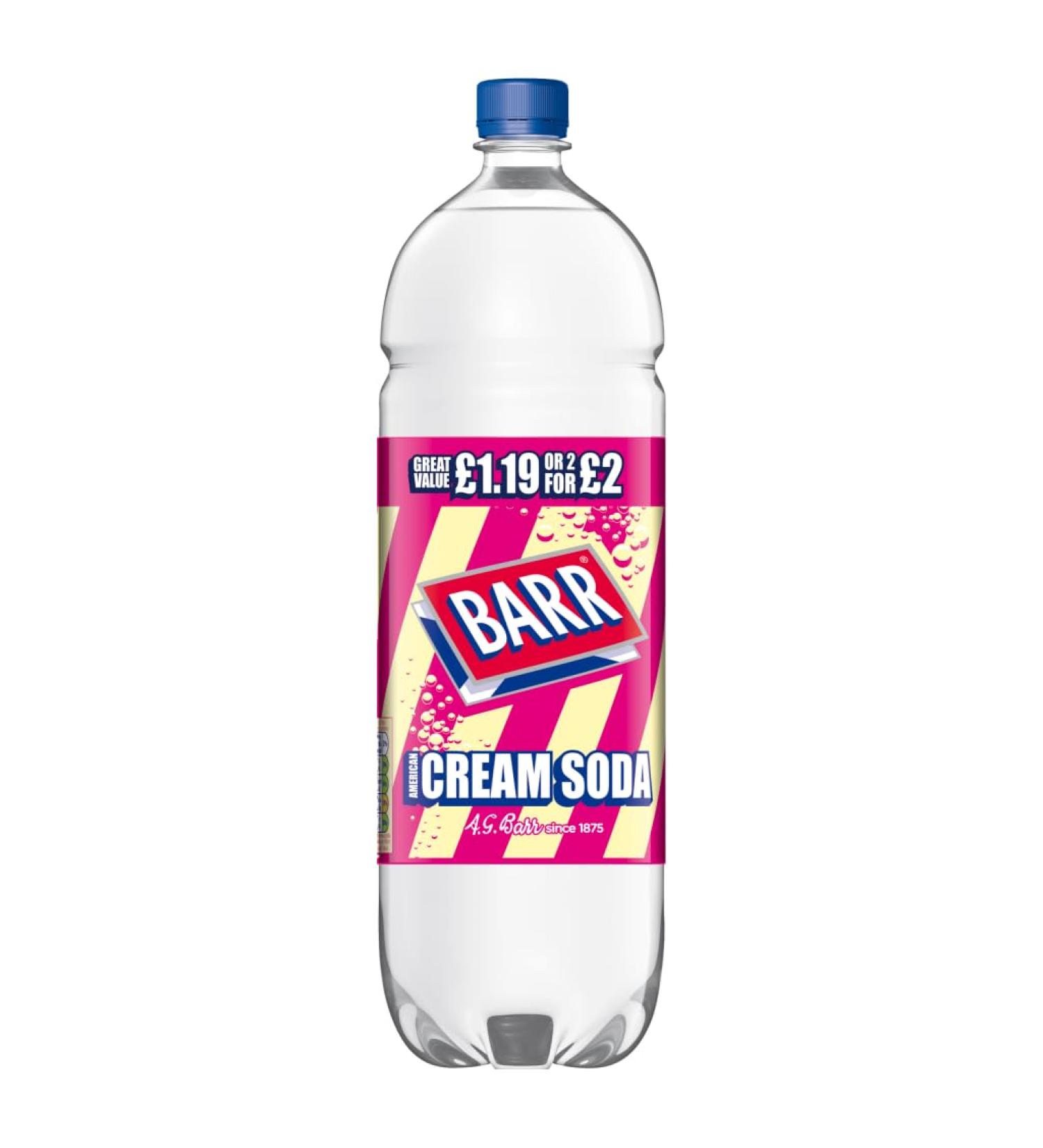 Barr American Cream Soda 2 Litre