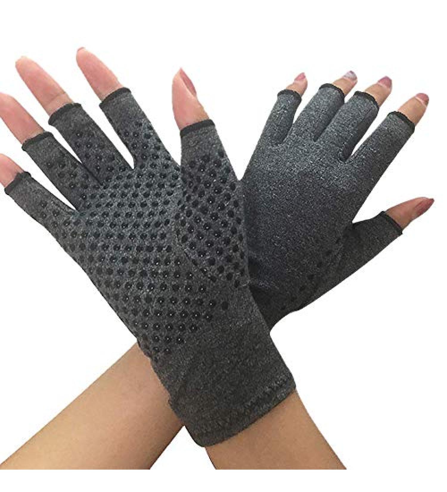 qazaa Compression Glove For Rheumatoid Osteoarthritis - Heat Hand Gloves For Computer Typing Arthritic Joint Pain Relief Carpal Tunnel - Men Women (1 Pair) (L) - Buy Online on GoSupps.com