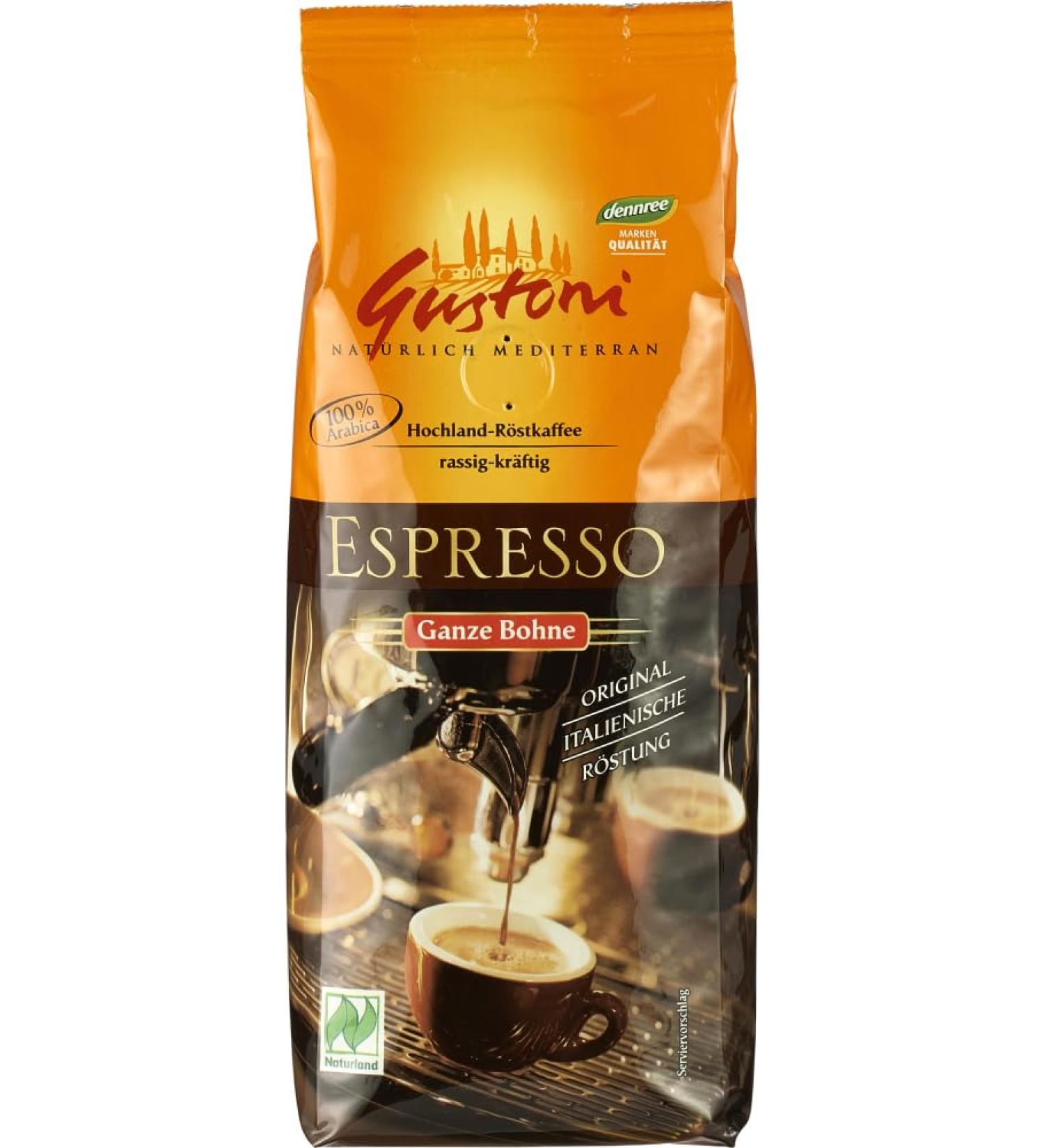 Gustoni Gustoni Organic Espresso Whole Beans (1 x 250 g)
