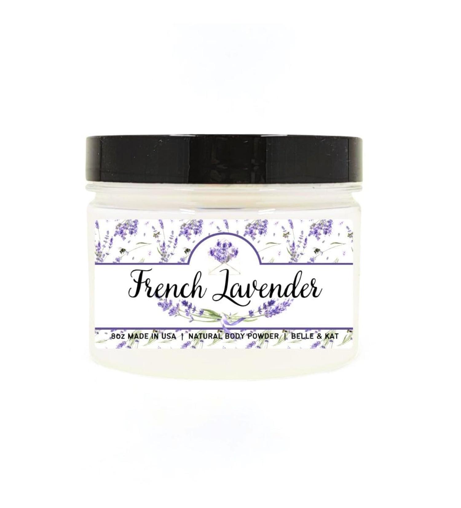 French Lavender Scented Body Powder for Men & Women Perfume Dusting Powder Bath Powder with Fragrance & Essential Oils Talc Free 8oz Container Made in USA French Lavender (Body Powder) - Buy Online on GoSupps.com