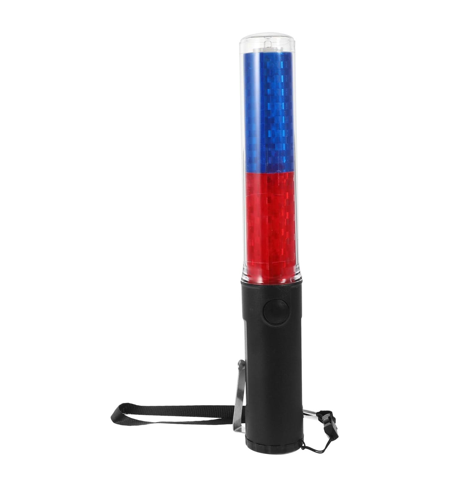 JECOMPRIS 26cm Led Traffic SafetyBaton Light Signal Traffic Wands Traffic Control Night Wands Air Marshaling Signal Wand Concert Luminous Stick for Car Directing Police Blue - Buy Online on GoSupps.com