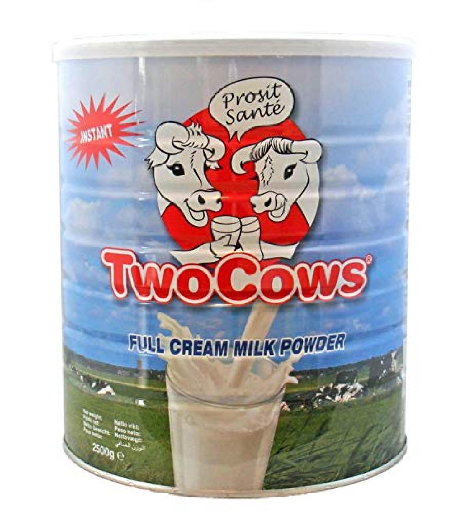 Two Cows Instant Full Cream Milk Powder 2.5 kg