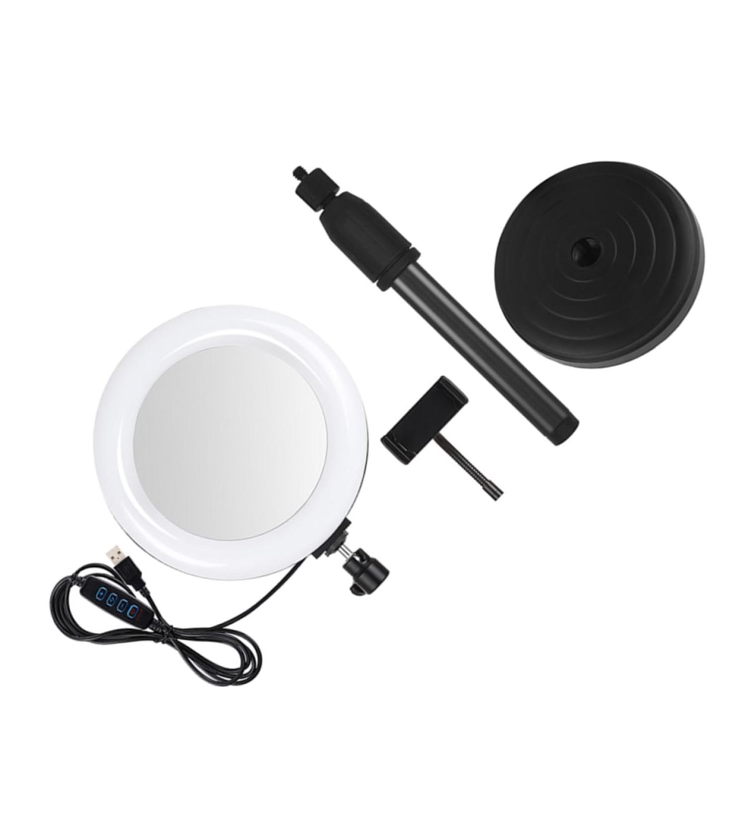 Mikikit Set Cargador Usb Portable Lighting Mirror Fill Light Phone Clip Fill Videos Camera Video Desk Ring Light Camera Light Led Fill Lamp Selfie Lamp Dimmable Selfie Light - Buy Online on GoSupps.com