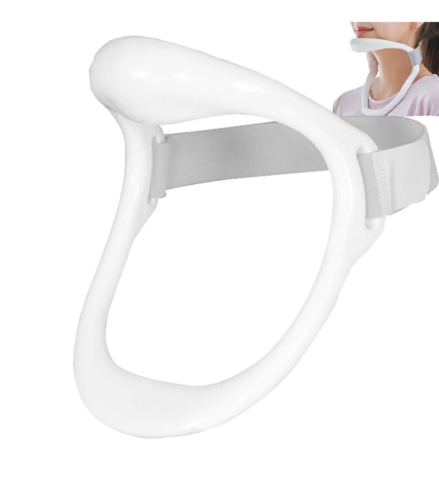 Chuye 4 PCs Neckkrause V-Shaped Neck Posture Corrector Improve Cervical Spine Alignment & Head Posture Soft White Straps for Comfort - Buy Online on GoSupps.com