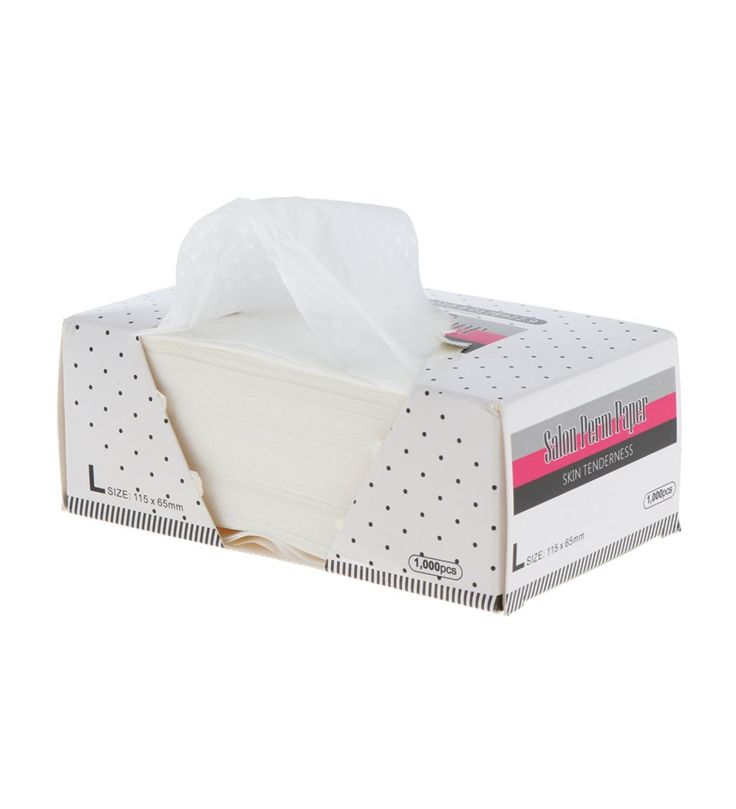 Bulk Lot of 1000 Sheets Professional Beauty Salon Hairdressing hair Perm Paper Absorbent Perming End Wraps Size: approx. 11x6cm/4.4x2.4 inch - Buy Online on GoSupps.com