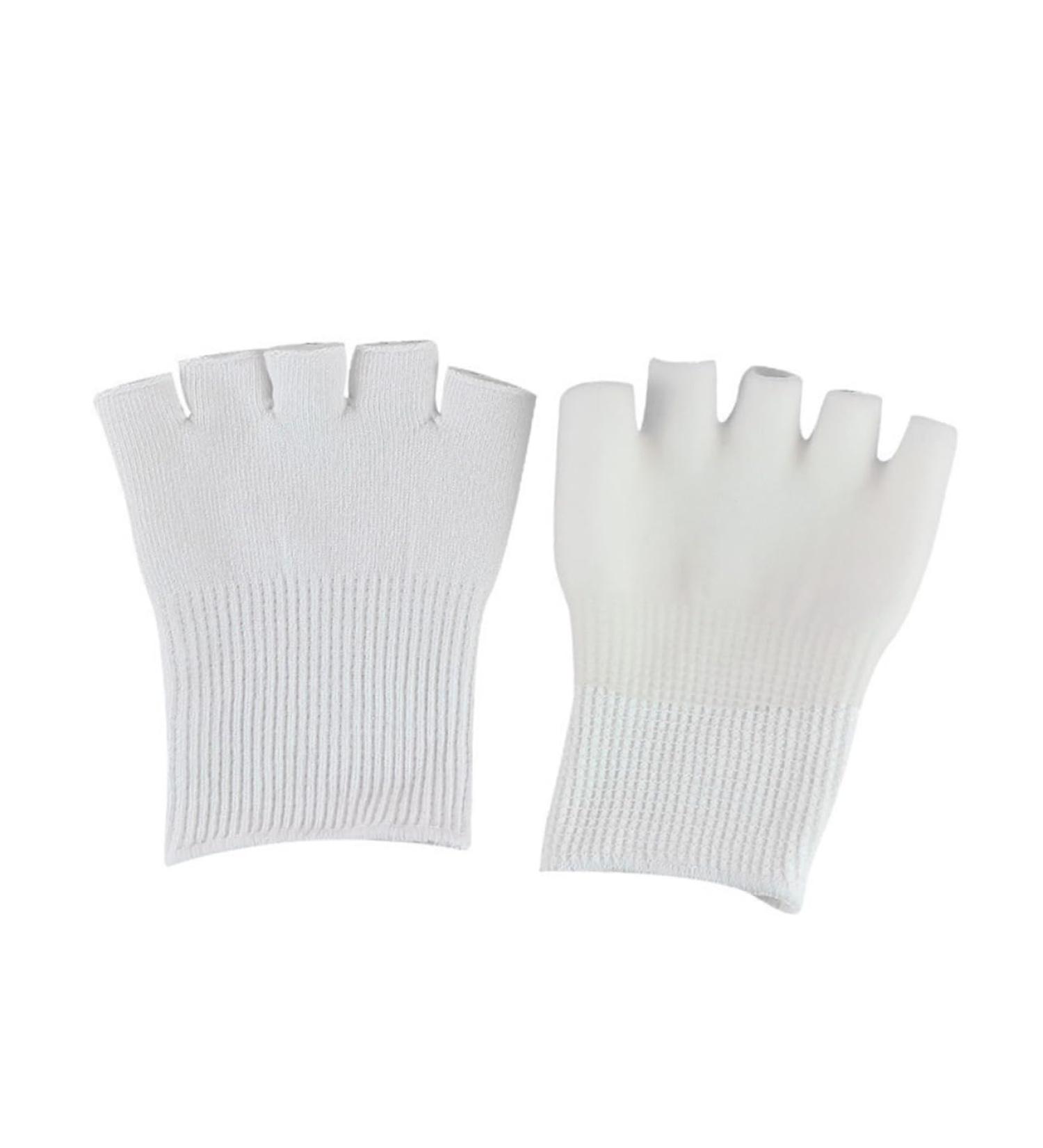 Housoutil 1 Pair Gel Socks for Cracked Feet Five Finger Socks Gel Toe Protector Open Toe Gel Socks Men Thumb Bunion Corrector Gel Feet Sock Toe Cover White Moisturizing - Buy Online on GoSupps.com