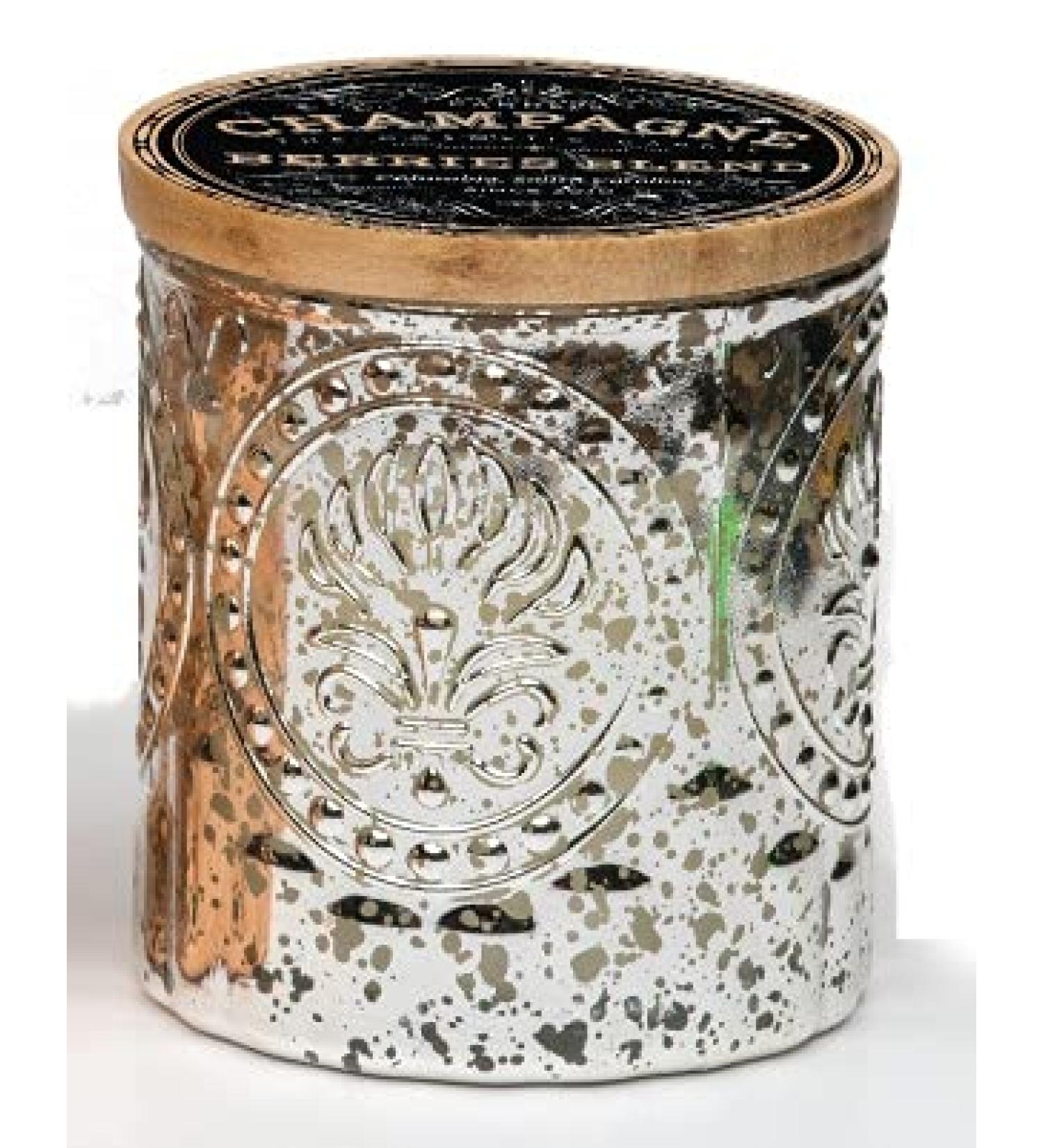 Lotion Candle - Champagne & Berries Scented Massage Candle | 5 Oz Soy Wax with Essential Oils | 35 Hour Burn Time for Self Care - Buy Online on GoSupps.com