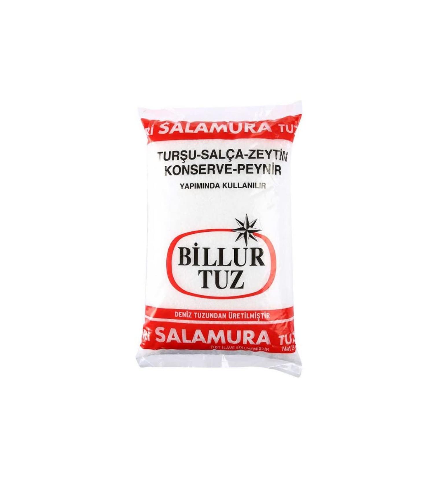 Billur Salamura Salt (in Bag) 3kg x 2 pack Salamura Salt Bag