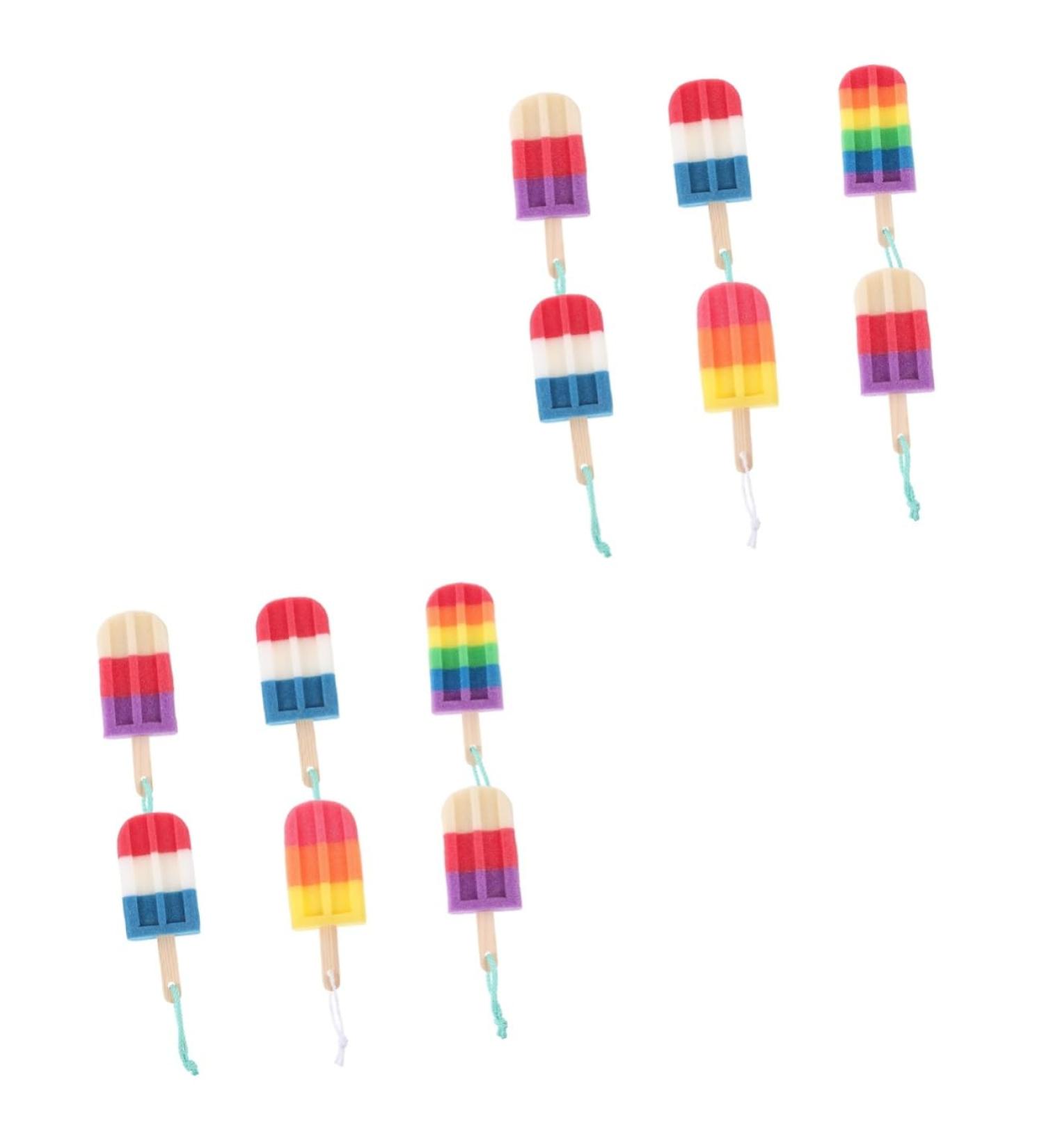 Buy Gatuida 12 Pcs Bath Flower Balls - Exfoliating Sponge & Pouf for Kids | Body & Back Shower Scrubber - Buy Online on GoSupps.com