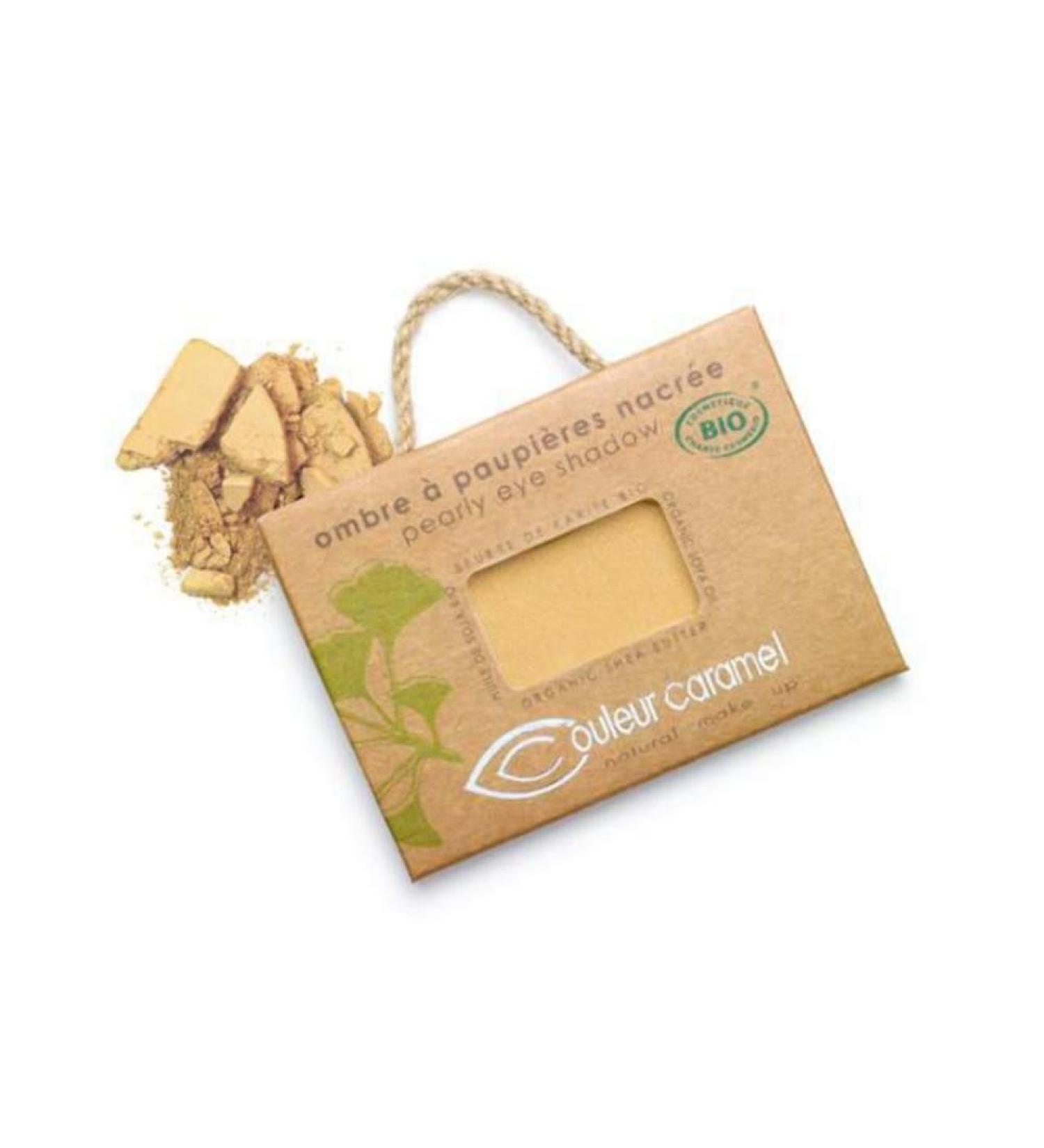 Couleur Caramel Couleur Caramel Organic Pearlescent Eye Shadow 89 Terracotta of Ivory