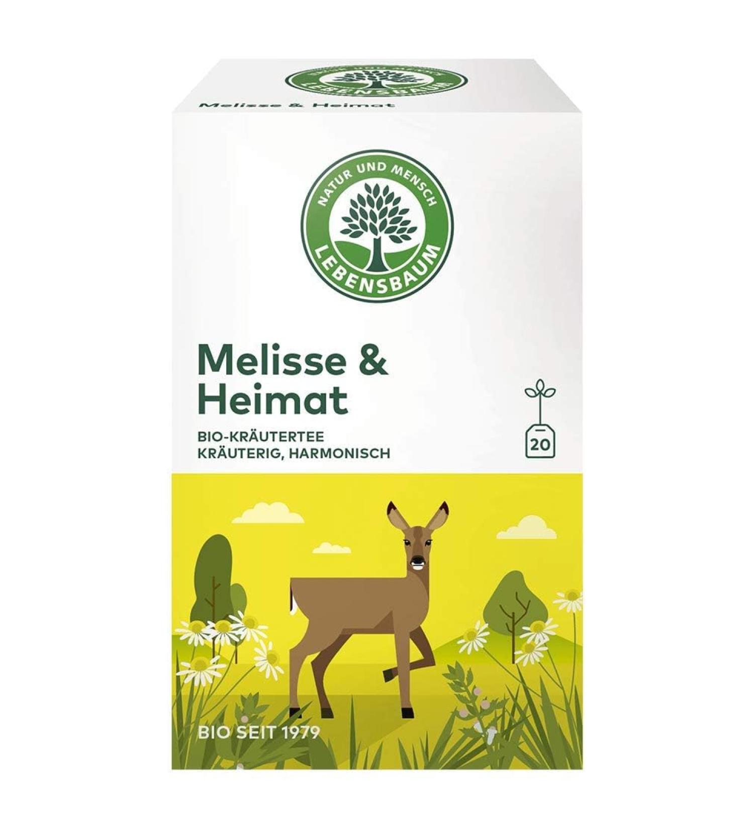 Lebensbaum Lebensbaum Herbal Infusion "Lemon Balm & Homeland" in a sachet (40 g) - Organic