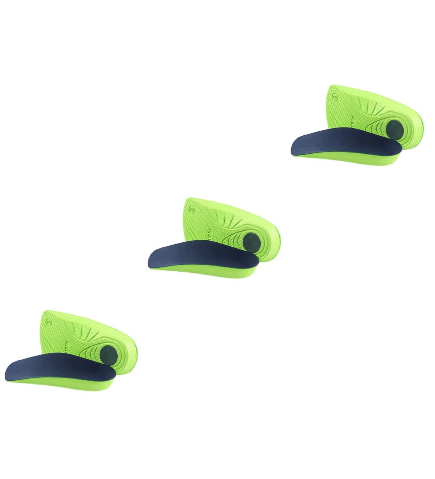Mobestech 3 Pairs Damping Insoles - Arch Support & Massage Shoe Inserts for Sports | Thin Cushions & Pads - Buy Online on GoSupps.com