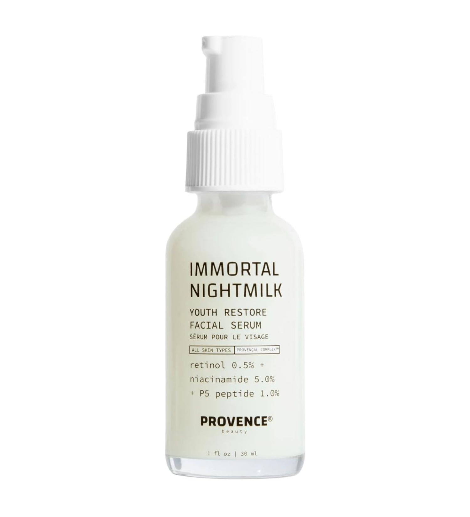 Provence Beauty Immortal Nightmilk Serum - Youth Restore Retinol Face Serum for Smooth Skin - Best Anti-Aging Serum - Buy Online on GoSupps.com