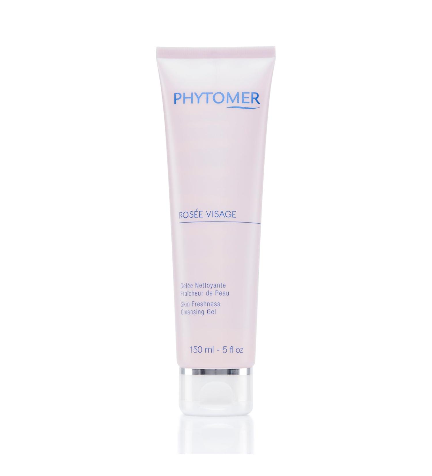 PHYTOMER Ros e Visage Facial Cleansing Gel - Daily Makeup Remover with Rose Water | 95% Natural Ingredients | Eco-Friendly Skin Care - 250ml - Buy Online on GoSupps.com